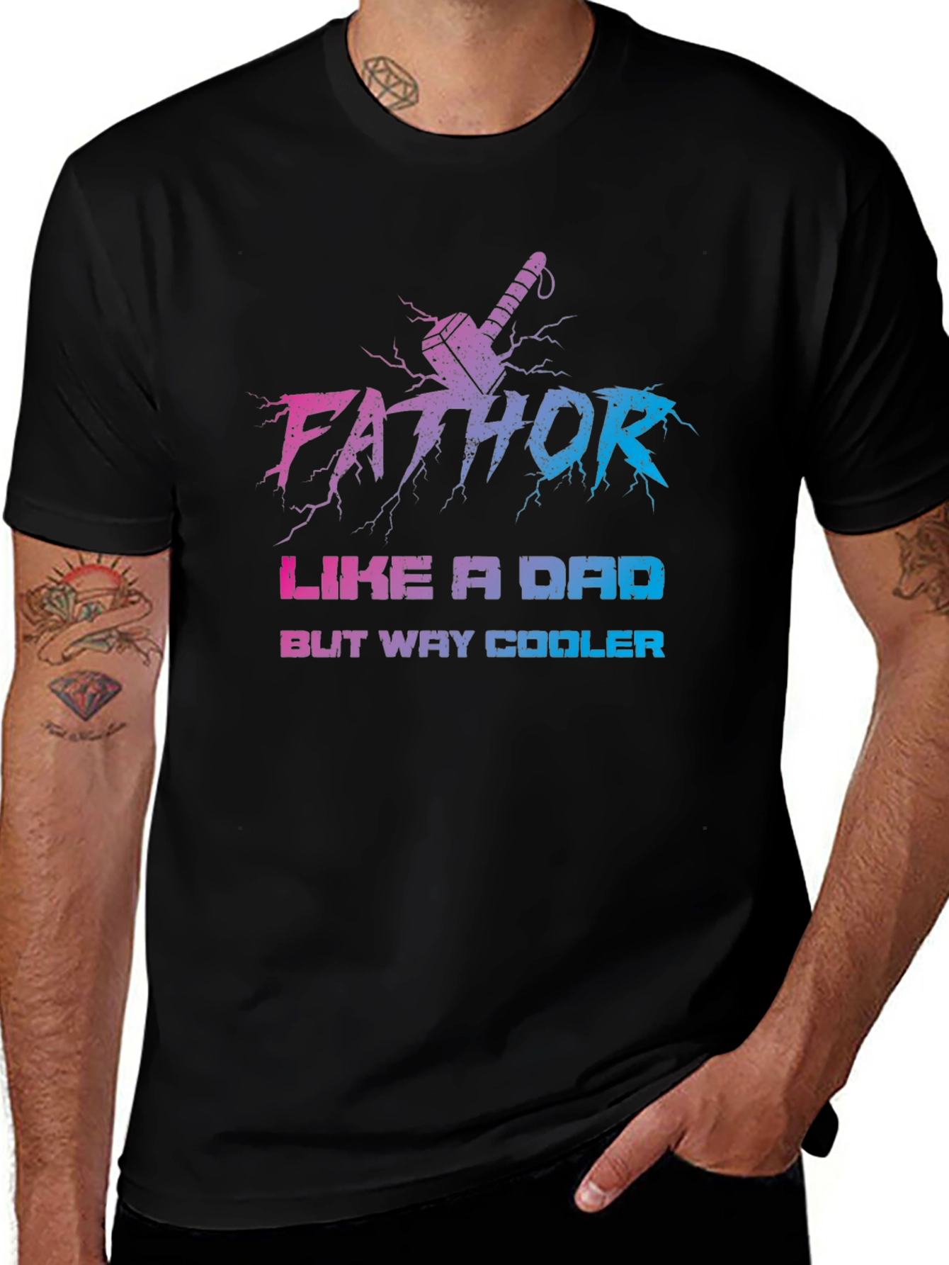Variant 13 of Fathor Like A Dad But Way Cooler T-Shirt