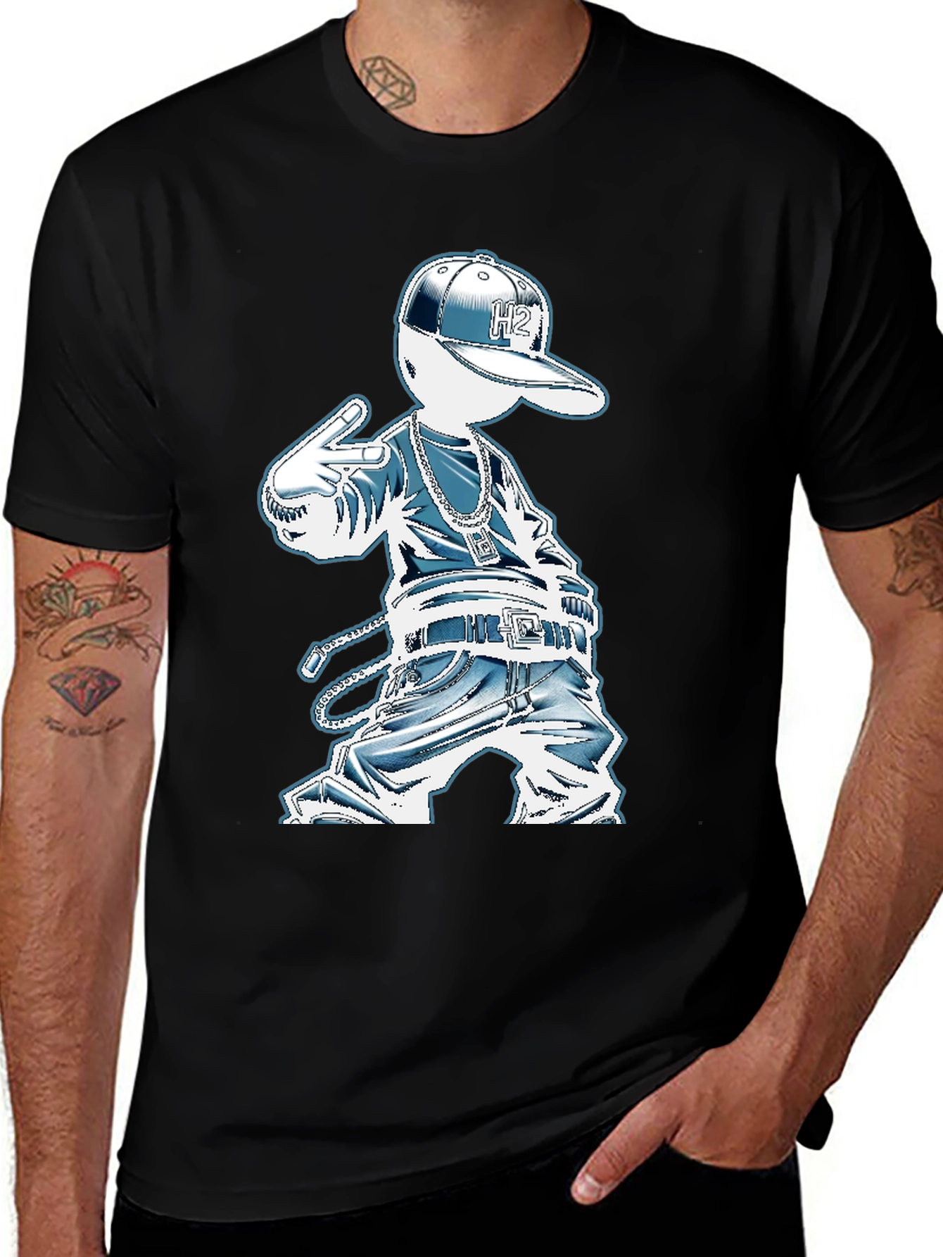 Variant 14 of Cool Cartoon Character T-Shirt