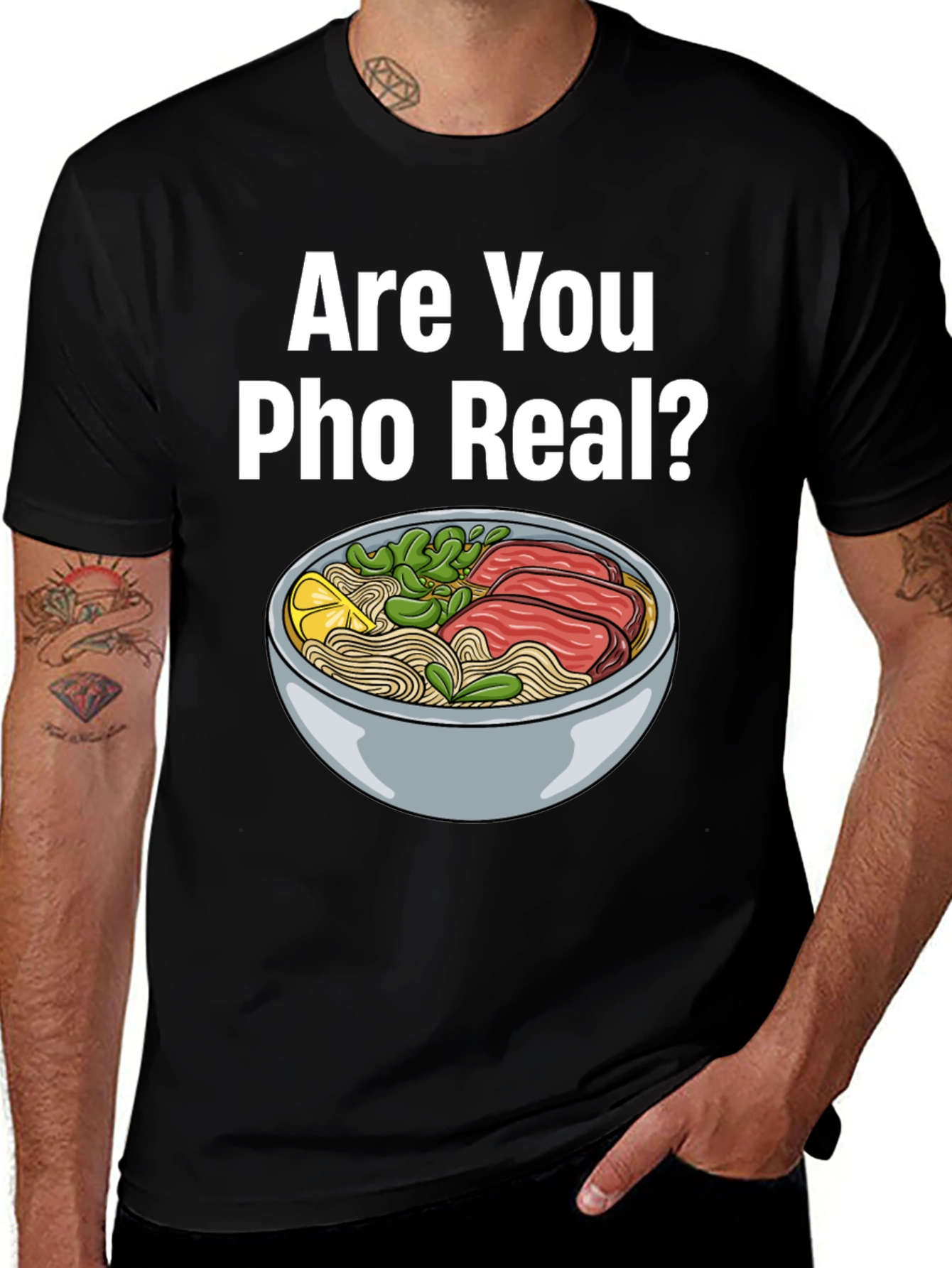 Variant 2 of Are You Pho Real? Graphic T-Shirt