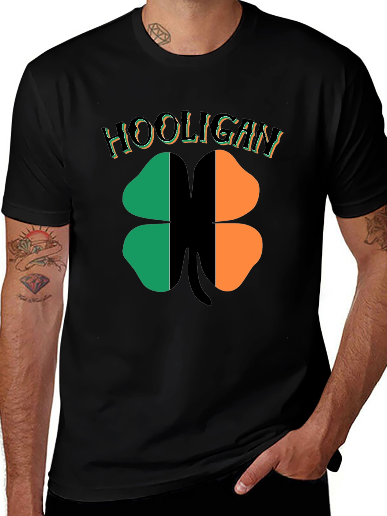 Irish Hooligan Clover St. Patrick's Day T-Shirt