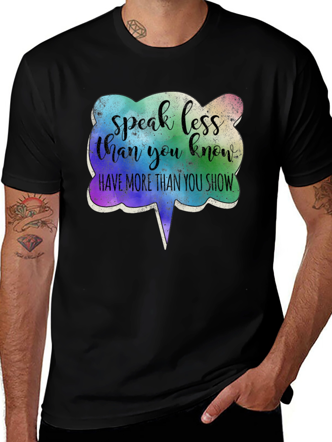 Variant 12 of Speak Less, Show More Graphic Tee