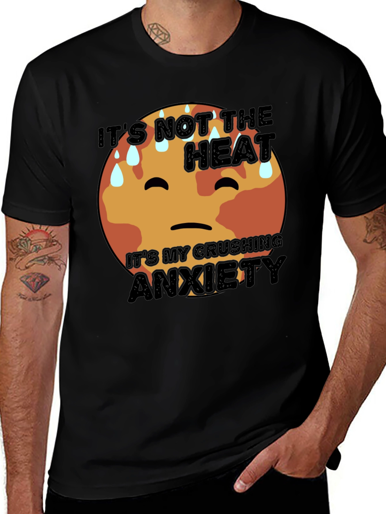 Variant 18 of Anxiety T-Shirt - Humorous Graphic Tee