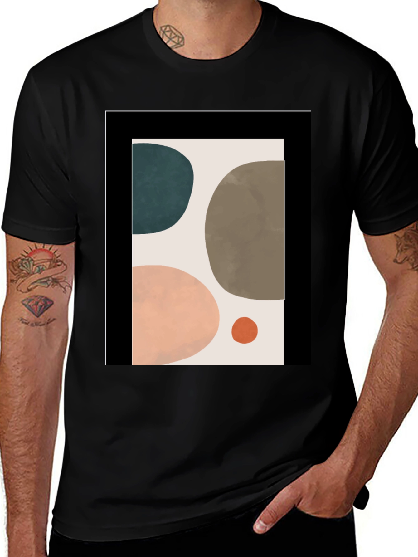 Variant 3 of Abstract Art T-Shirt - Modern Design Tee