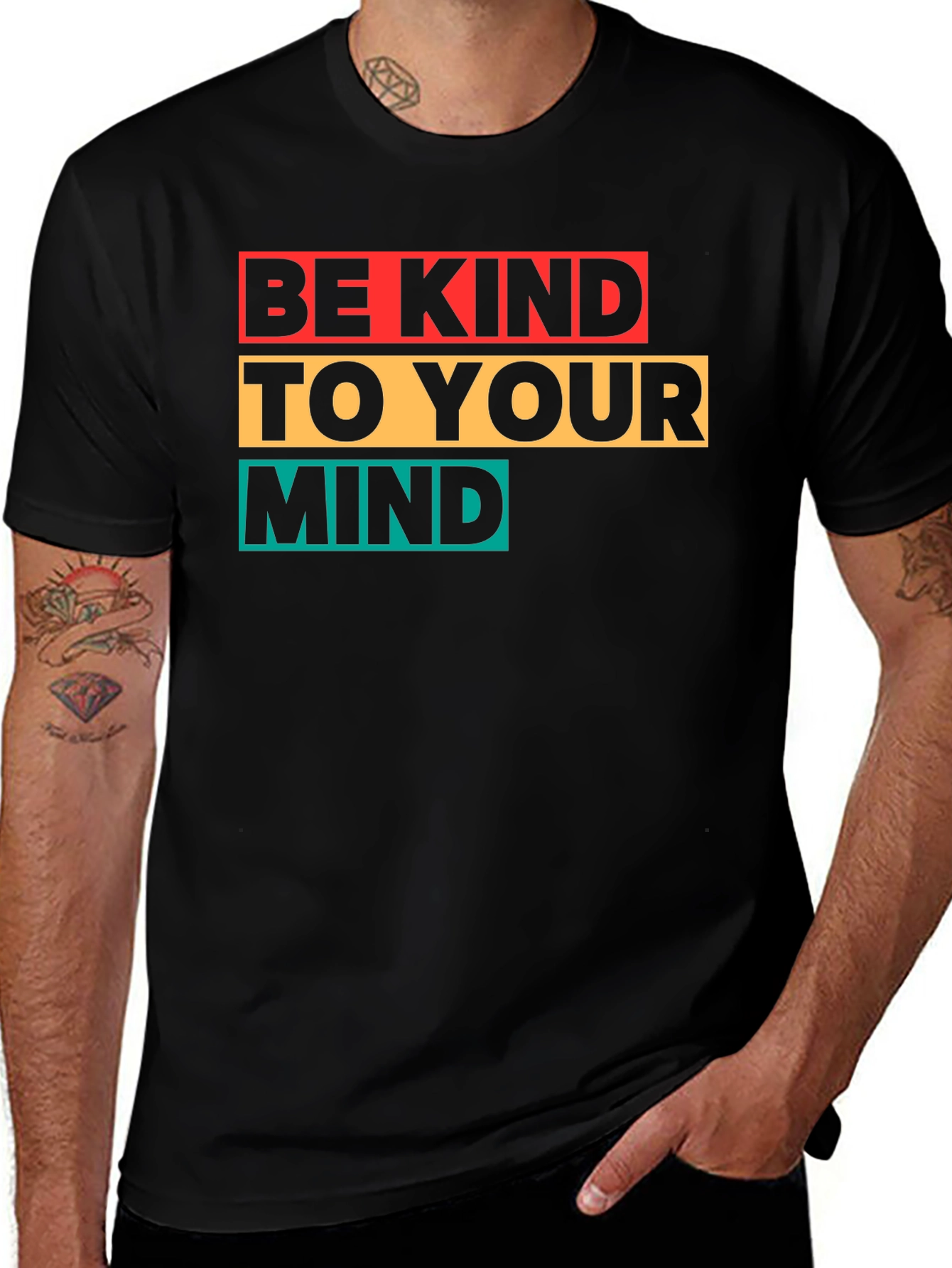 Variant 27 of Be Kind To Your Mind Graphic Tee