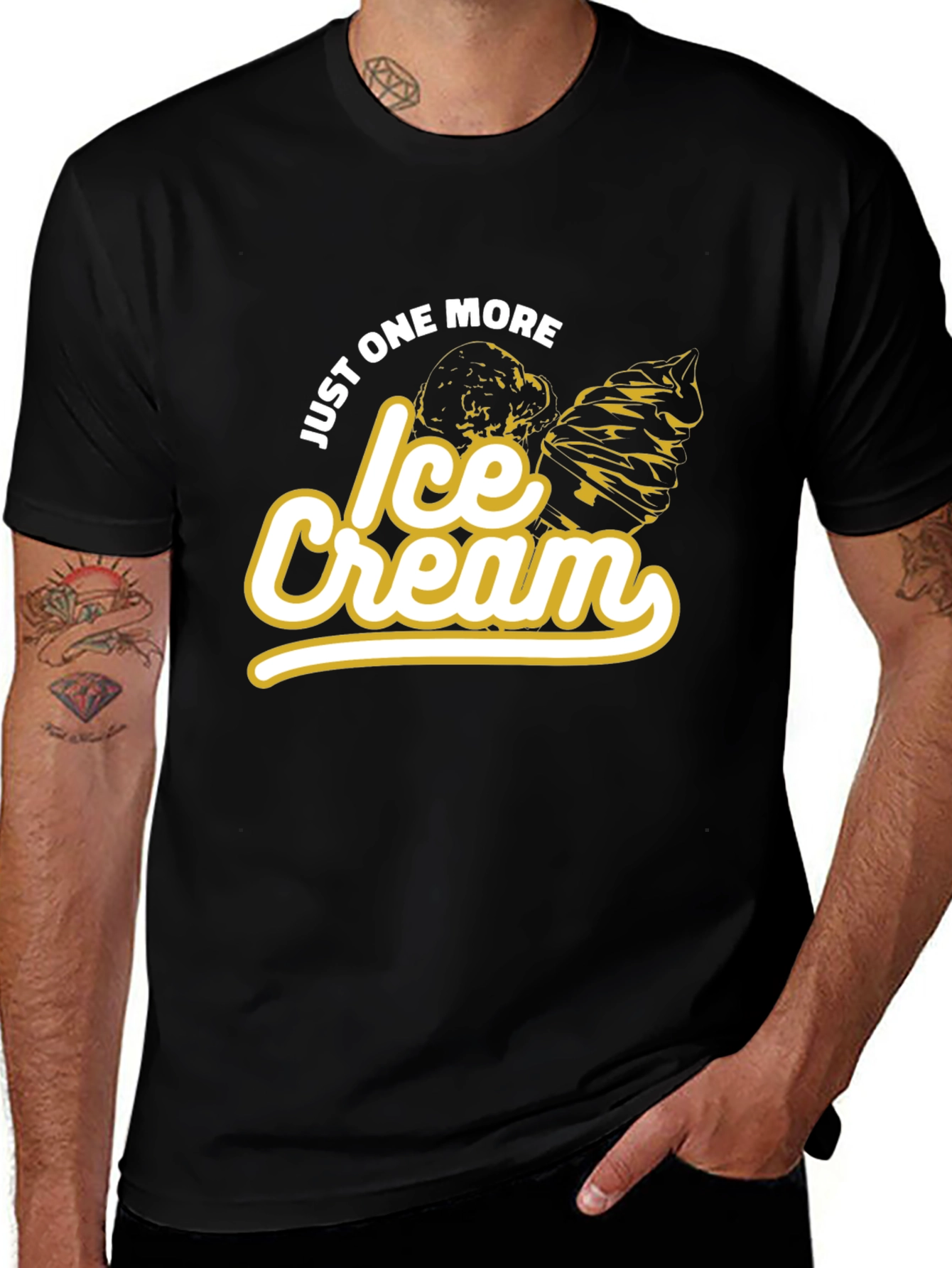 Variant 18 of Just One More Ice Cream Graphic Tee