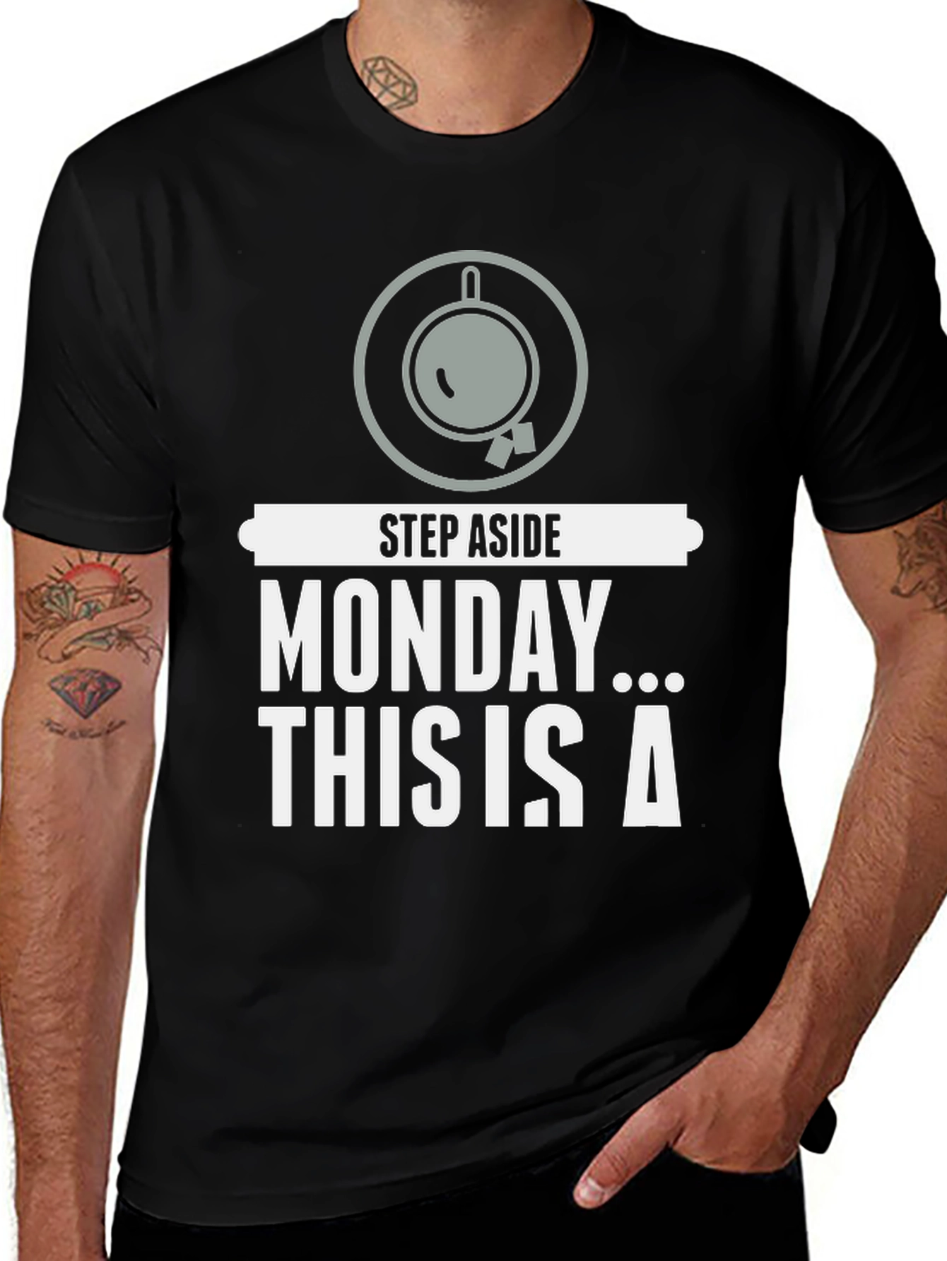 Variant 9 of Funny Coffee Monday T-Shirt