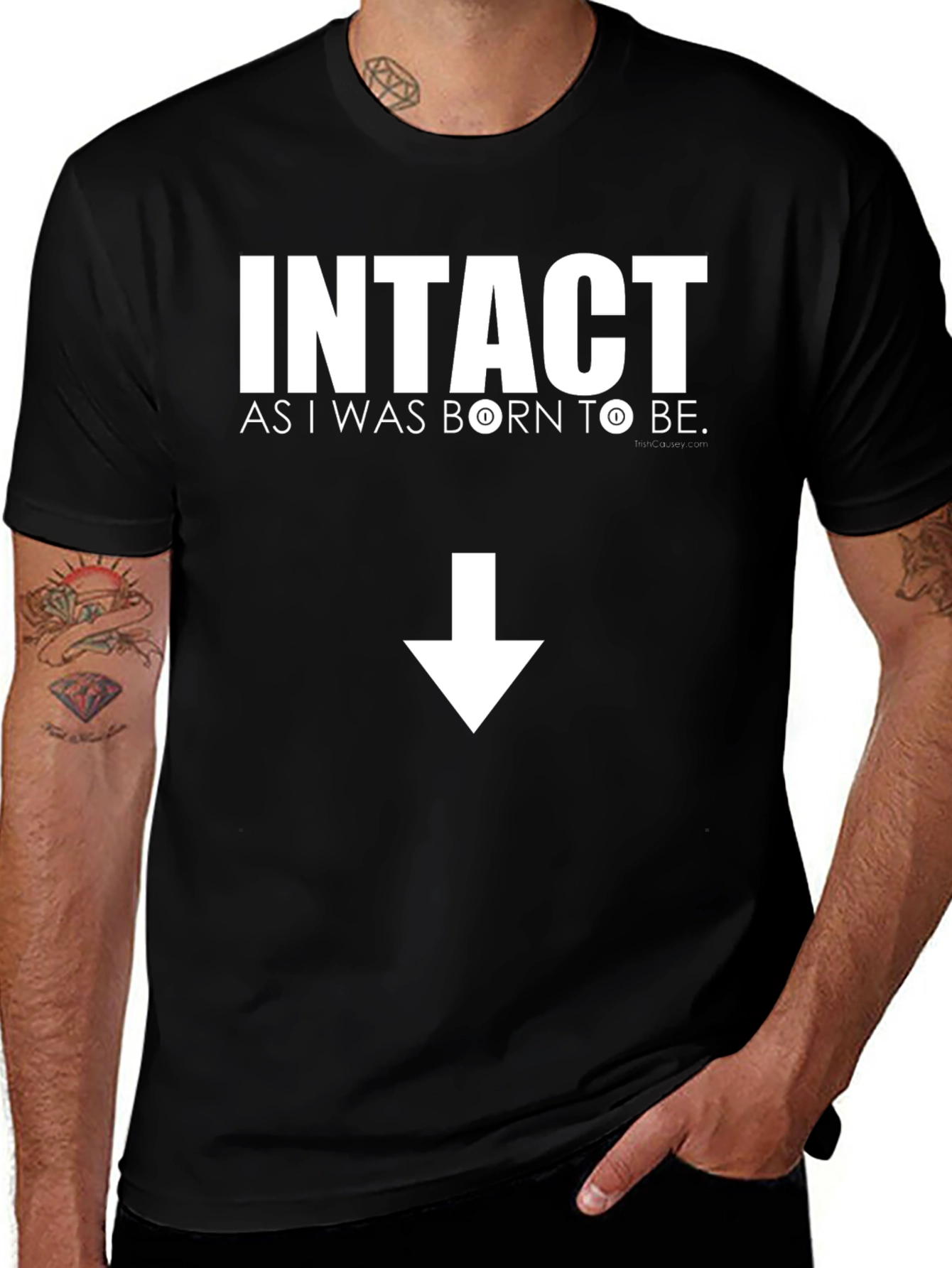 Variant 11 of Intact Funny Graphic Tee