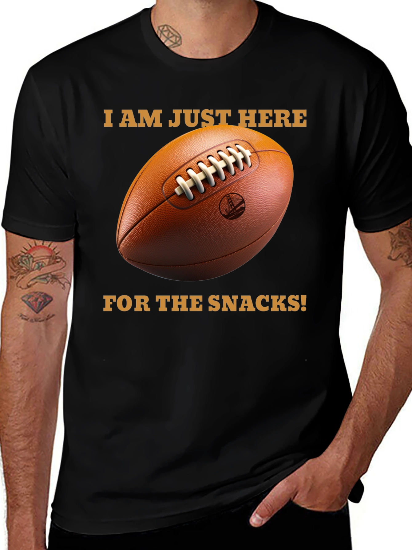 Variant 7 of Snacks Football Fan T-Shirt