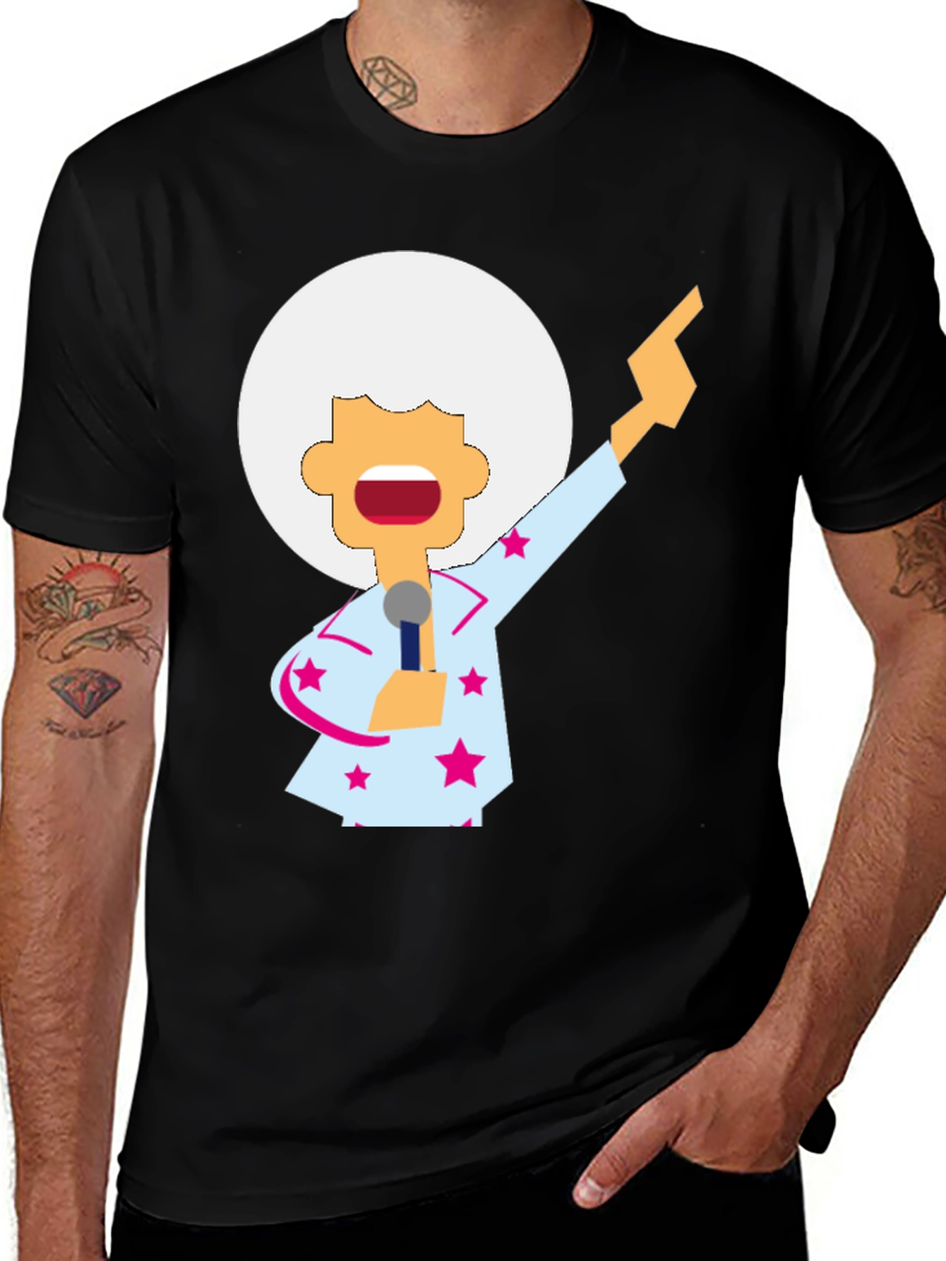 Retro Disco Cartoon T-Shirt