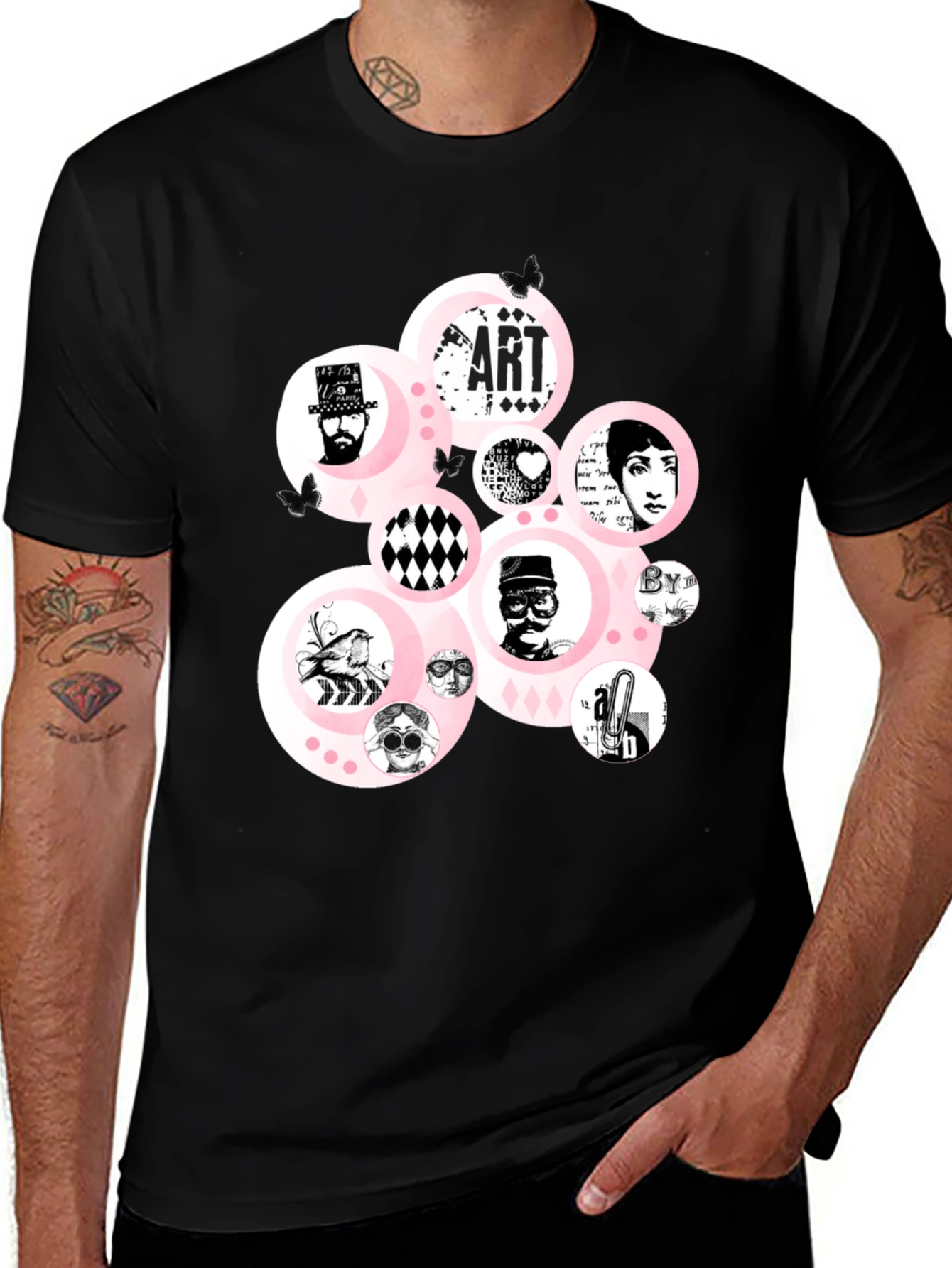 Variant 22 of Artistic Graphic Tee: Unique Design, Comfortable Fit