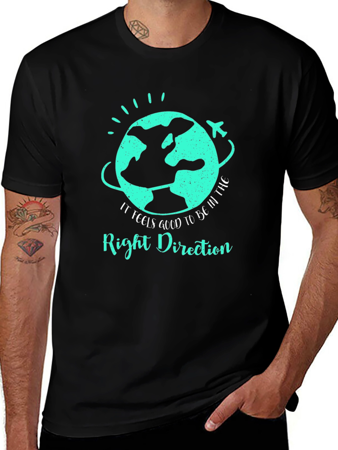 Variant 3 of Right Direction World Traveler T-Shirt