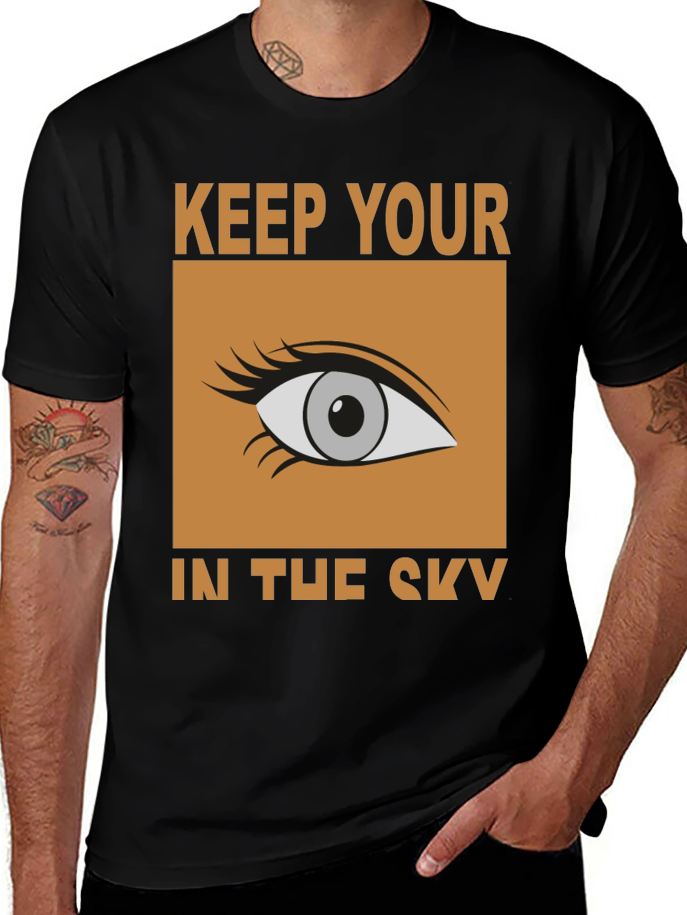 Variant 15 of Keep Your Eye In The Sky Graphic Tee