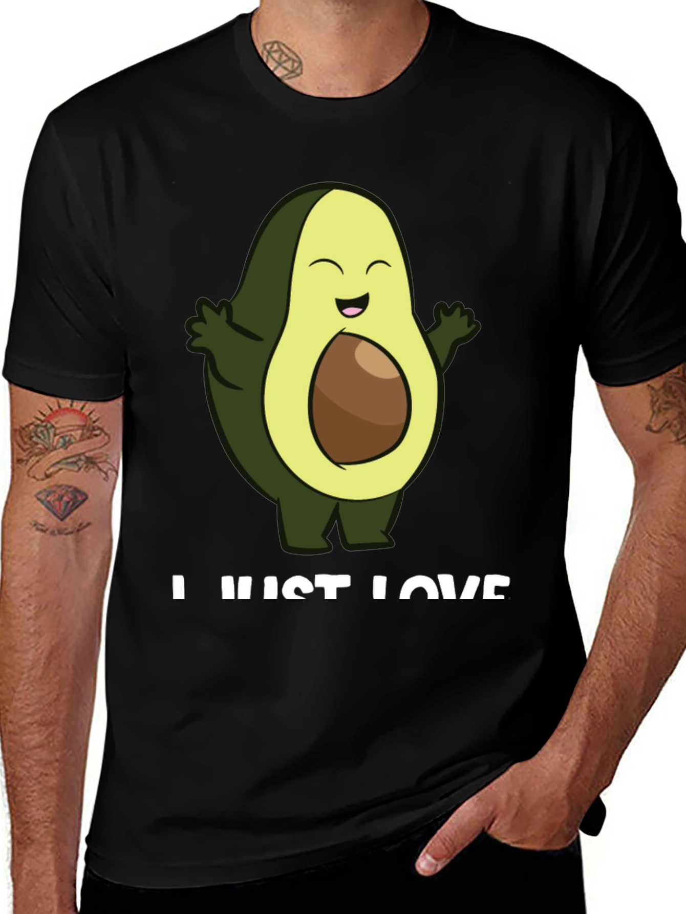 Variant 23 of Avocado Love T-Shirt - Cute Foodie Graphic Tee