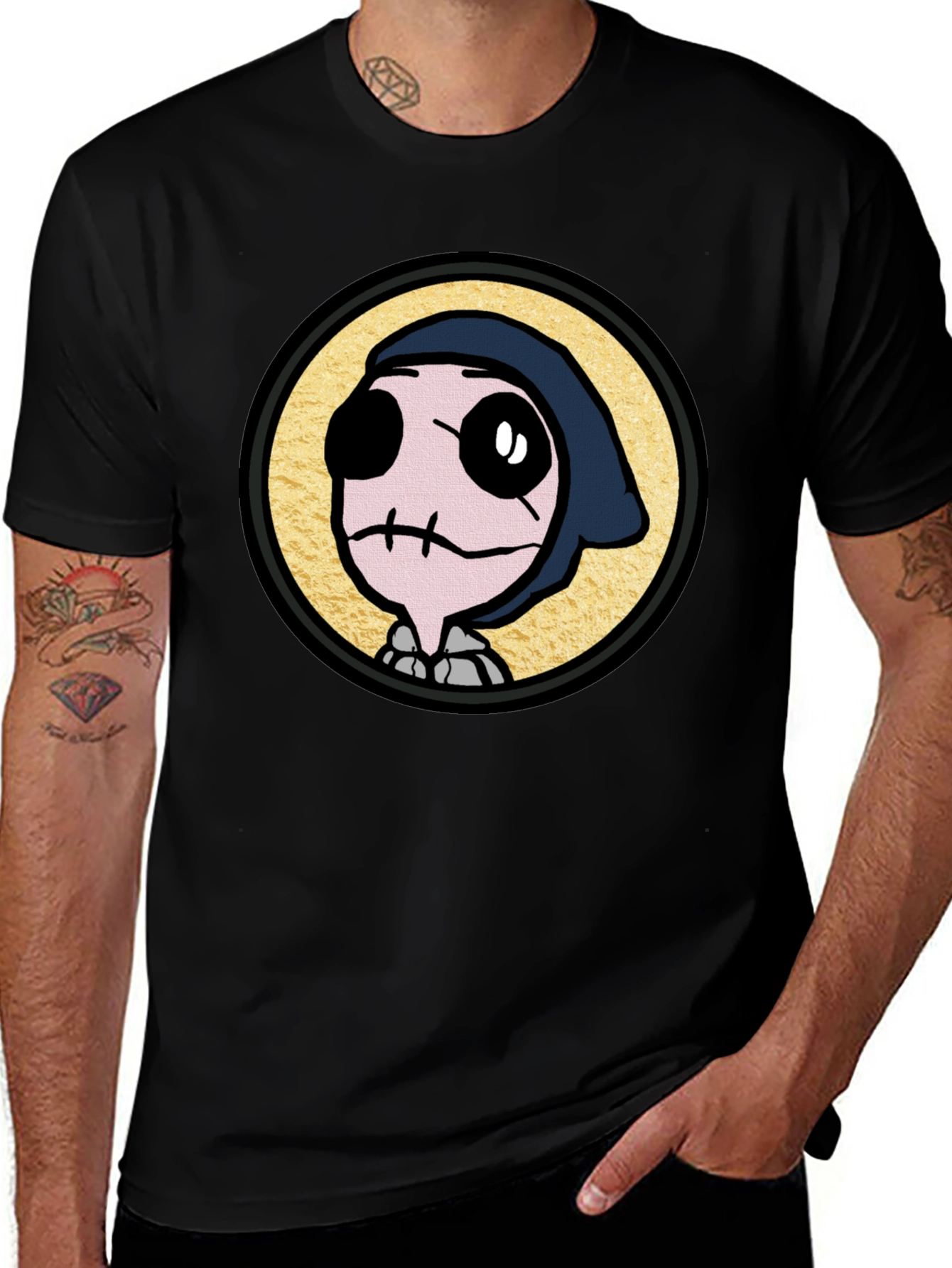Variant 25 of Grim Reaper Cartoon Graphic T-Shirt