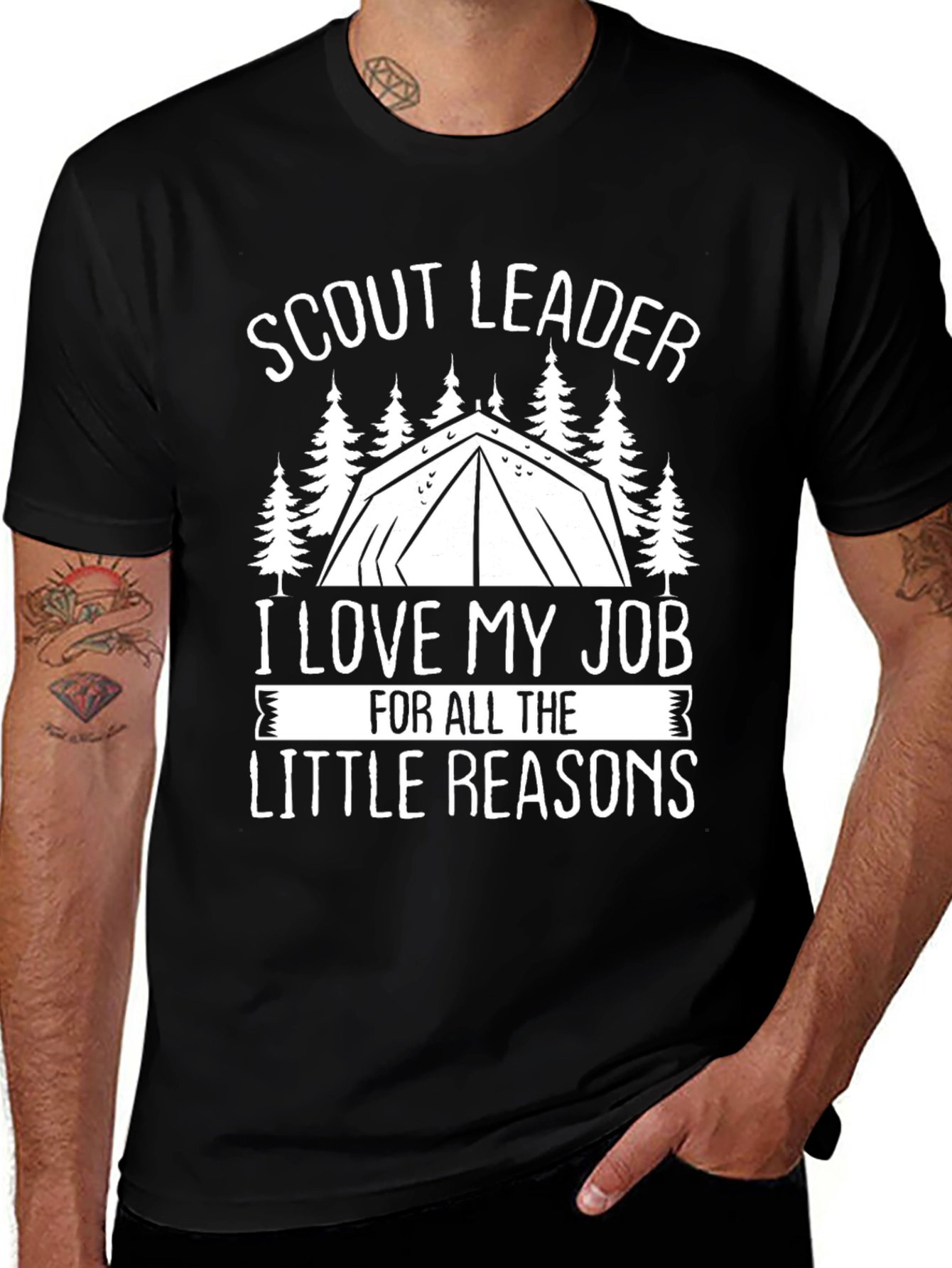 Scout Leader 'I Love My Job' Graphic T-Shirt