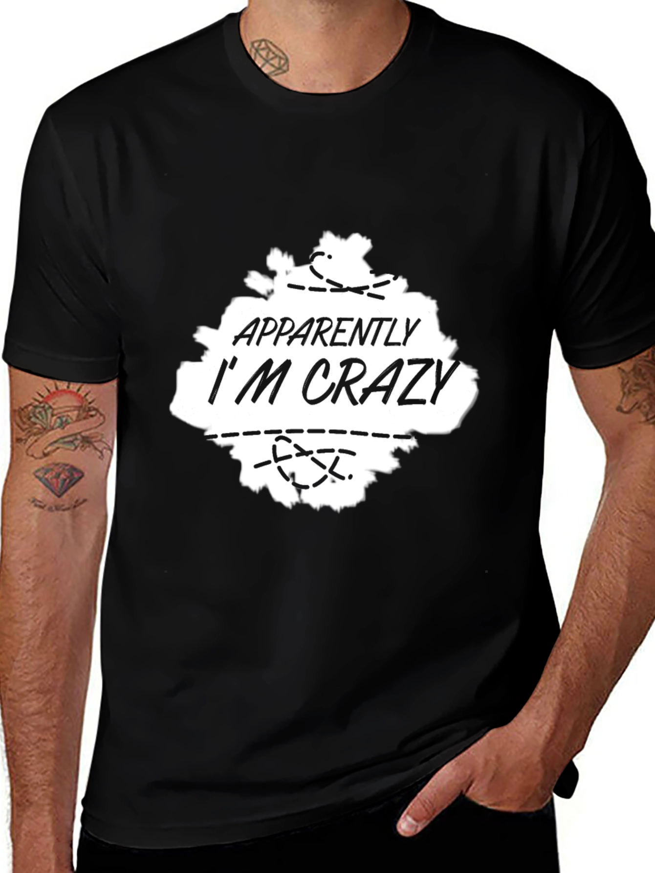 Variant 2 of Apparently I'm Crazy T-Shirt