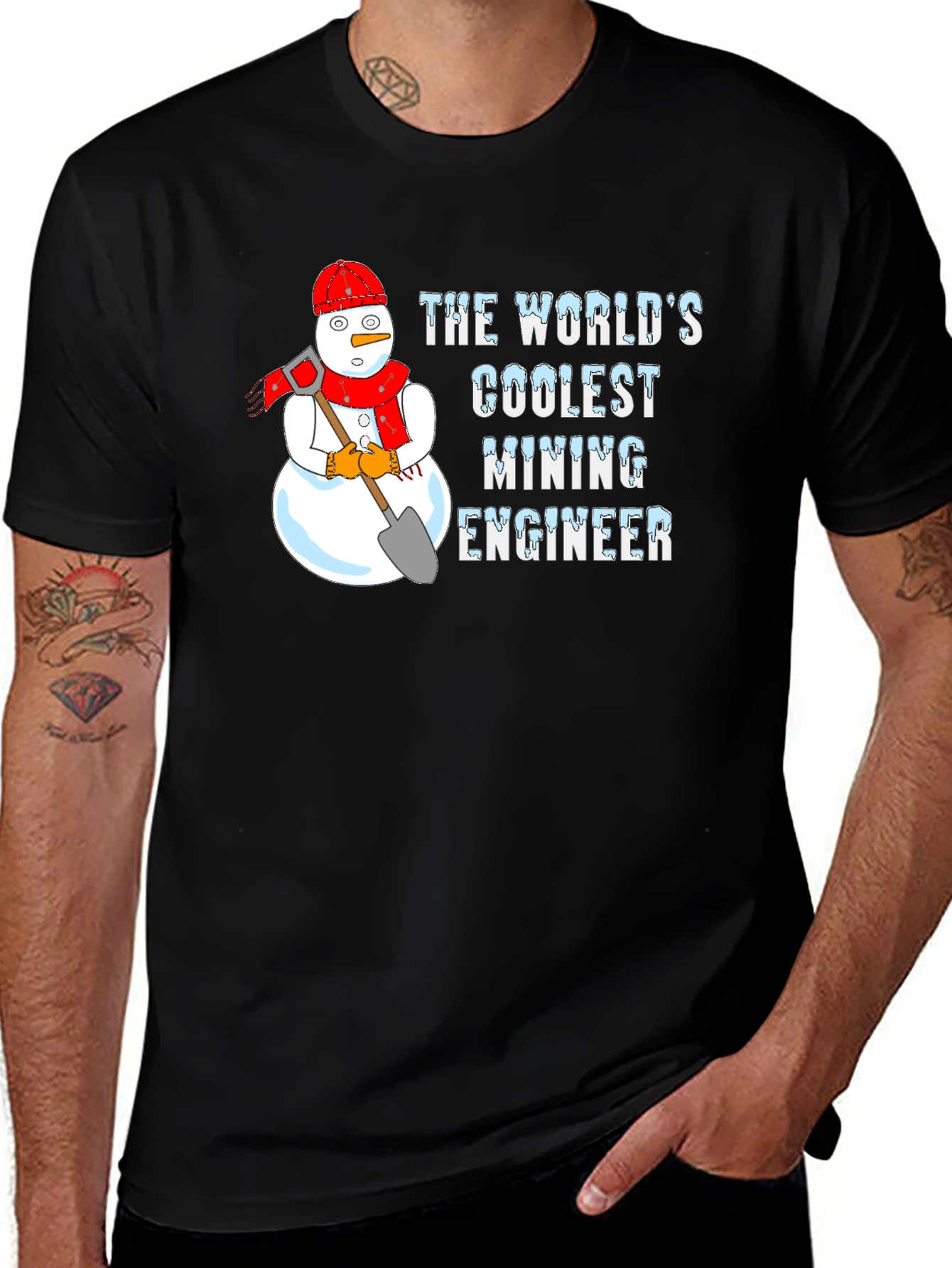 Variant 8 of Coolest Mining Engineer T-Shirt