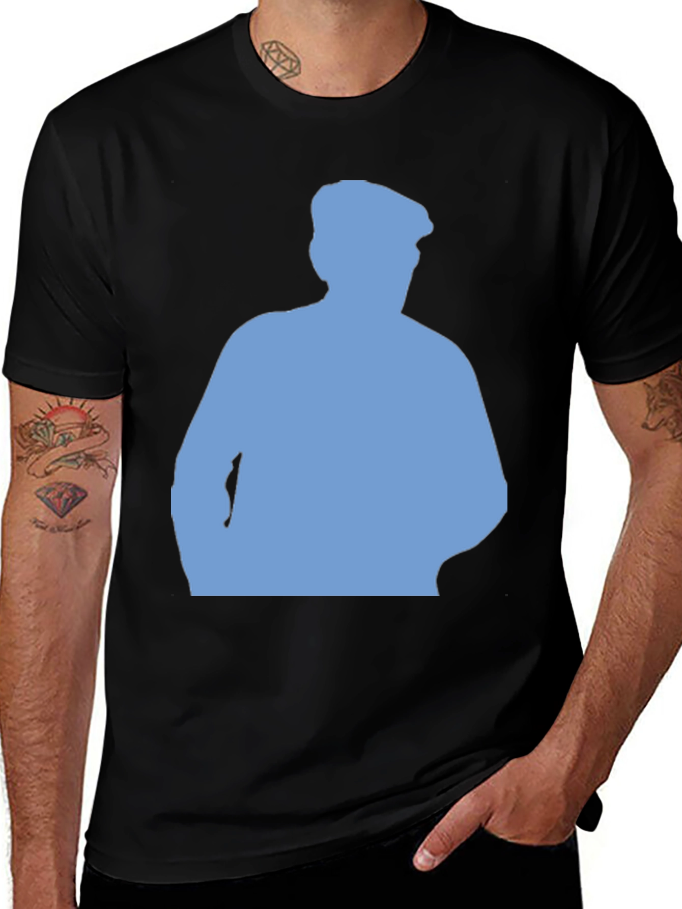 Variant 2 of Silhouette Graphic Tee - Classic Style