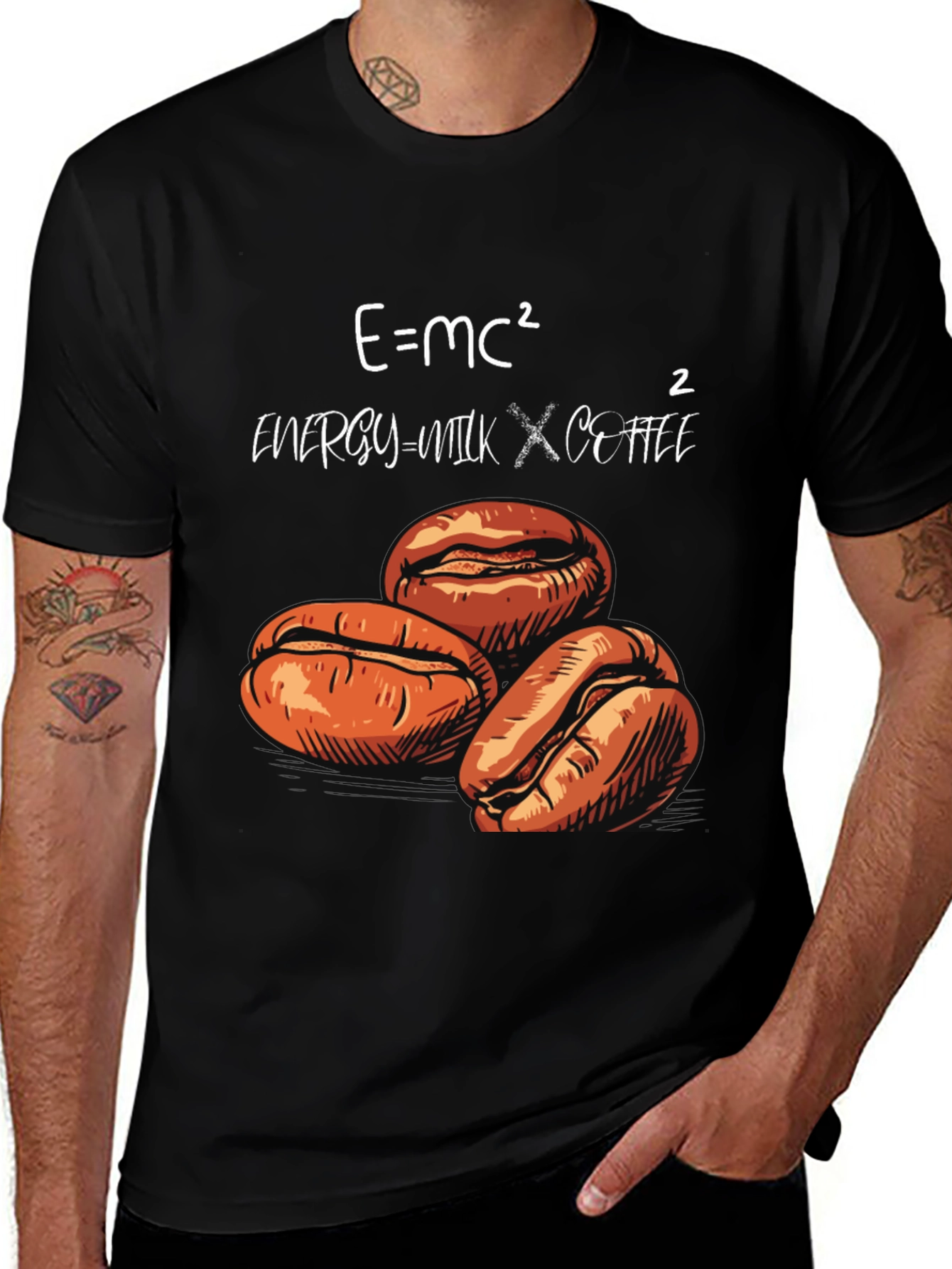 Variant 14 of Coffee Energy Equation Tee