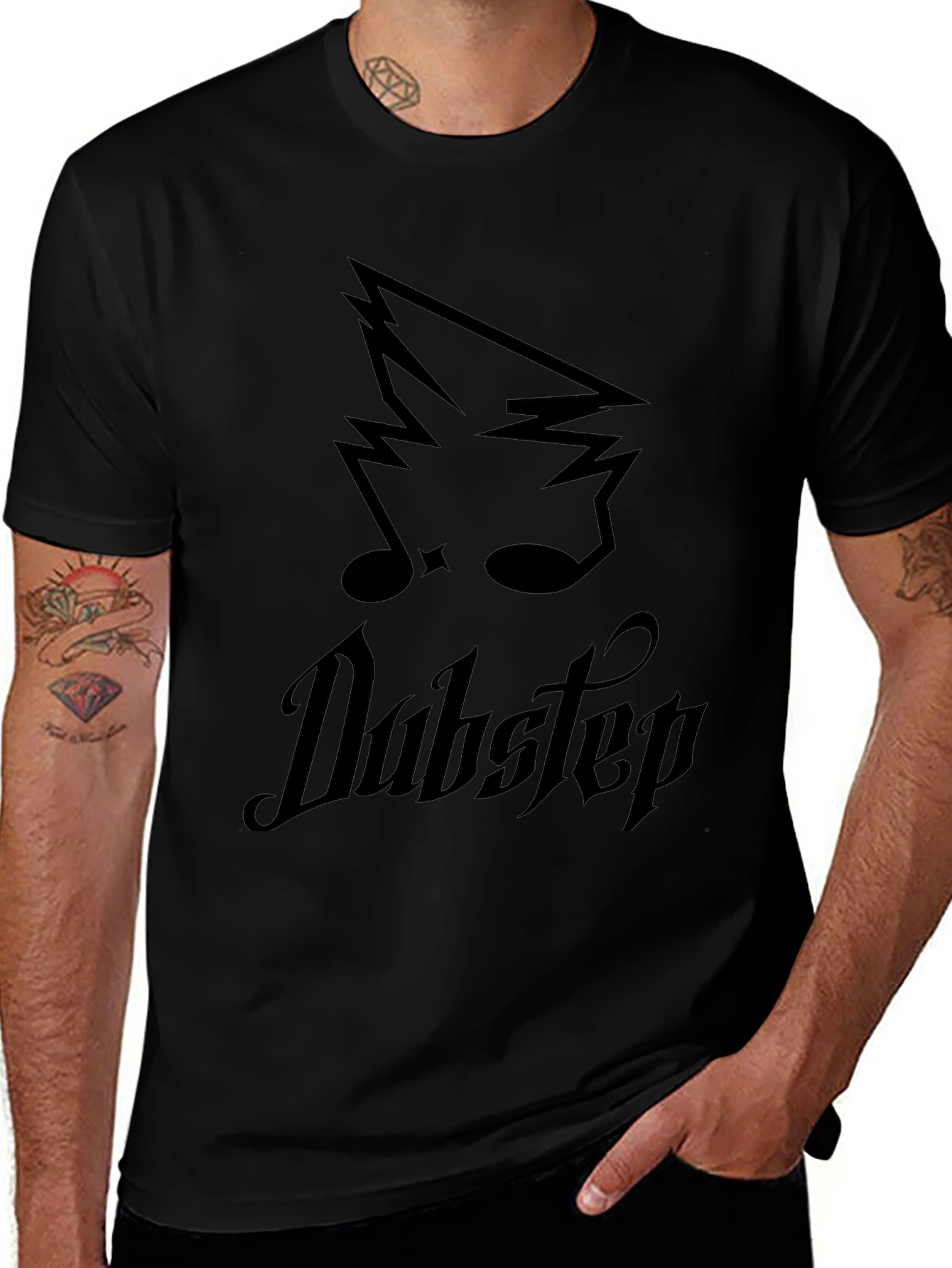 Dubstep Music T-Shirt - Black Graphic Tee