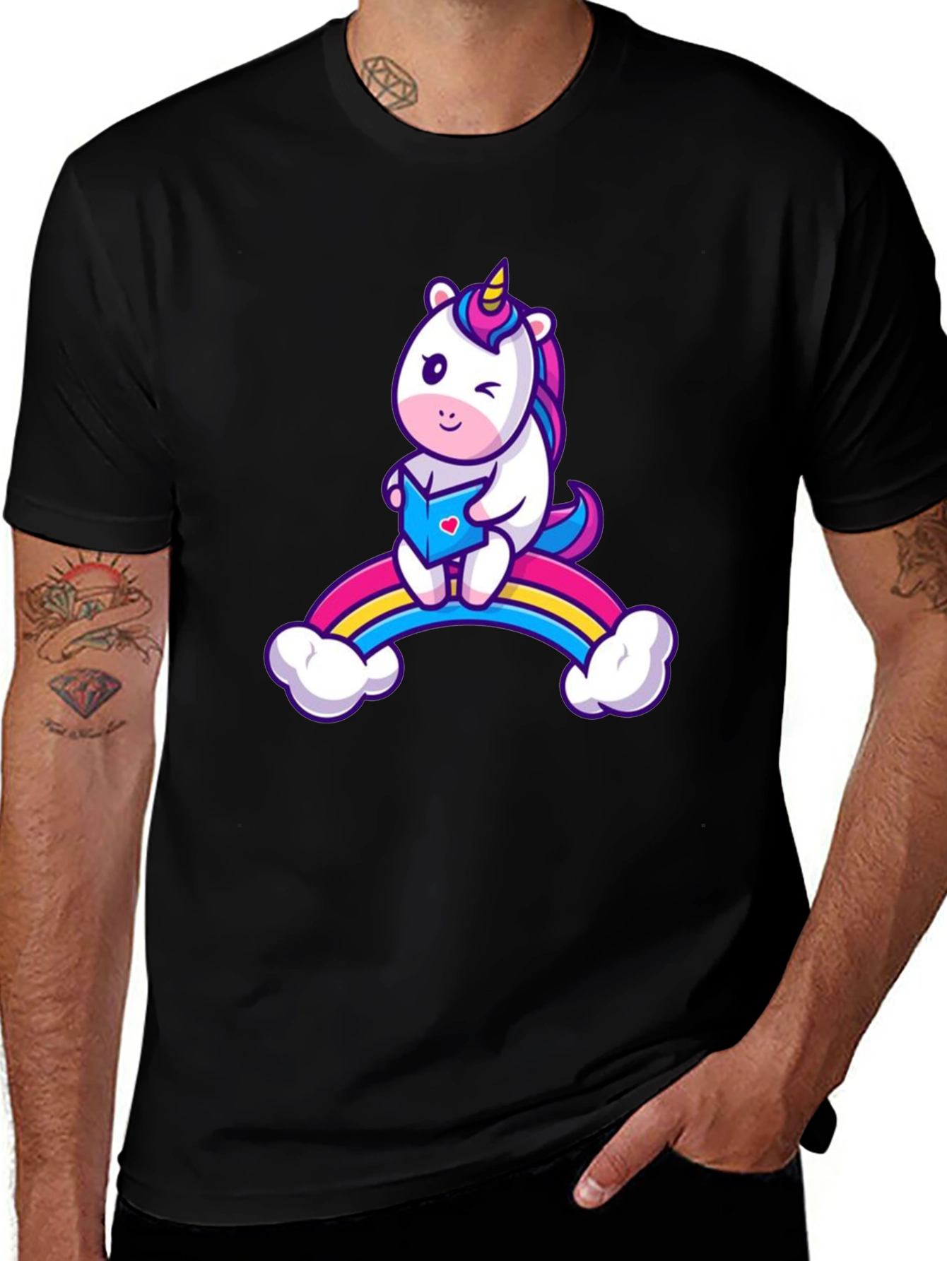 Variant 25 of Unicorn Rainbow T-Shirt - Magical Fun Style