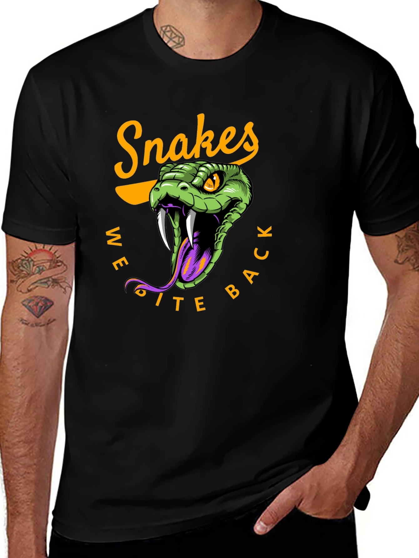 Variant 13 of Snakes We Bite Back T-Shirt