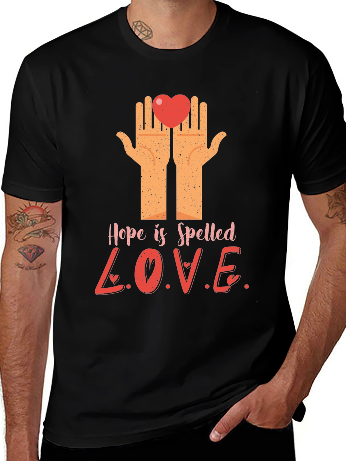Variant 15 of Hope is Spelled L.O.V.E. Graphic T-Shirt