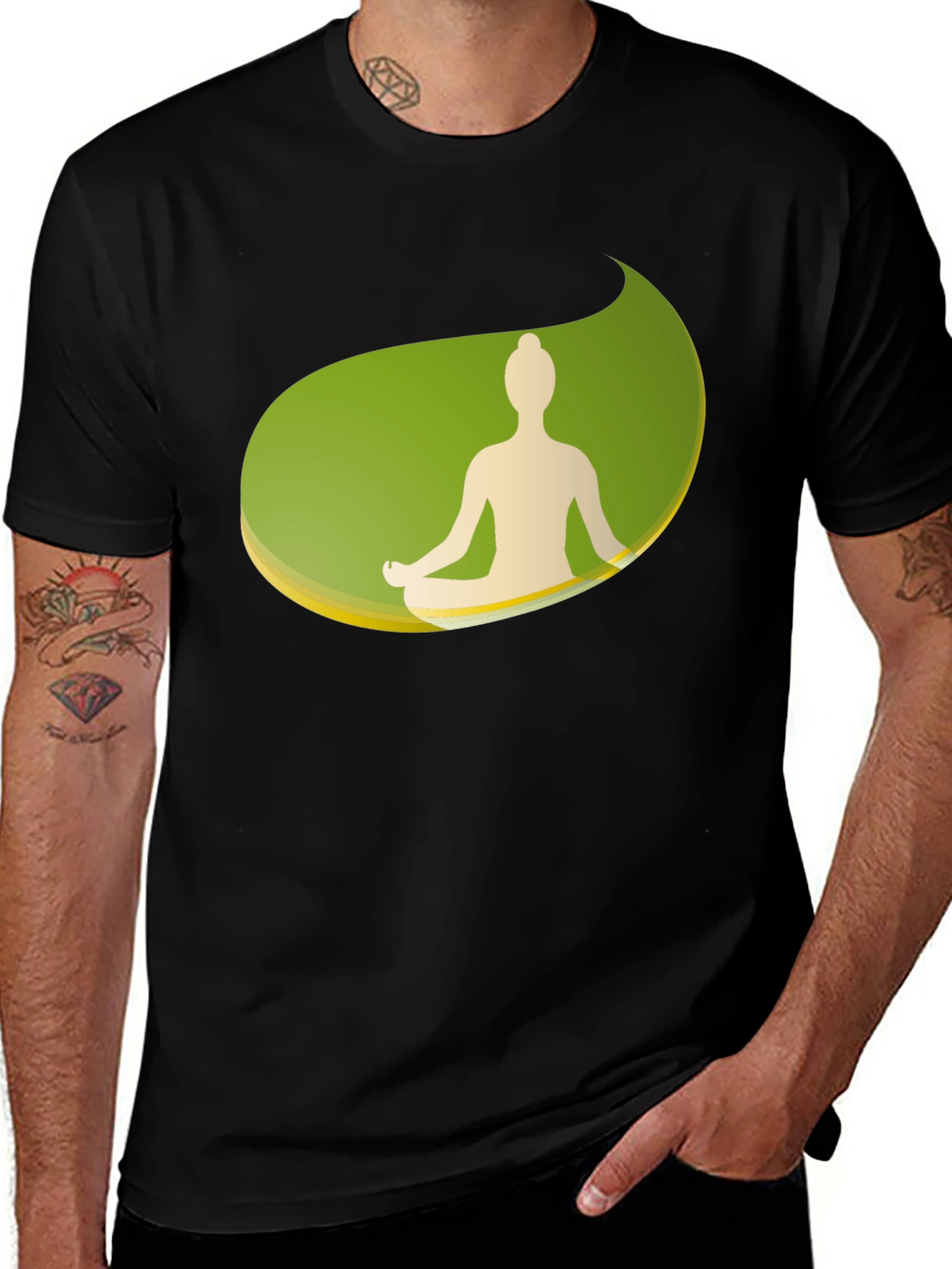 Variant 3 of Yoga Meditation Tee - Spiritual Zen Shirt