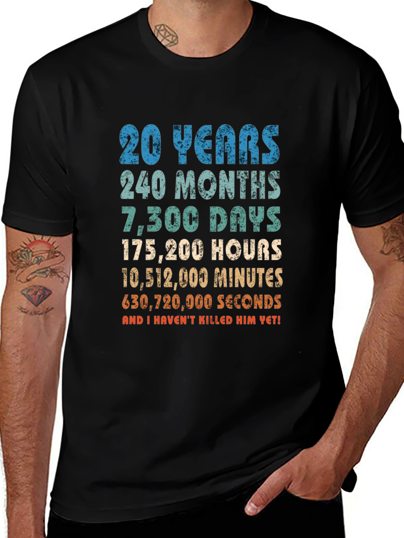 Variant 11 of 20th Anniversary T-Shirt - Funny Husband Gift