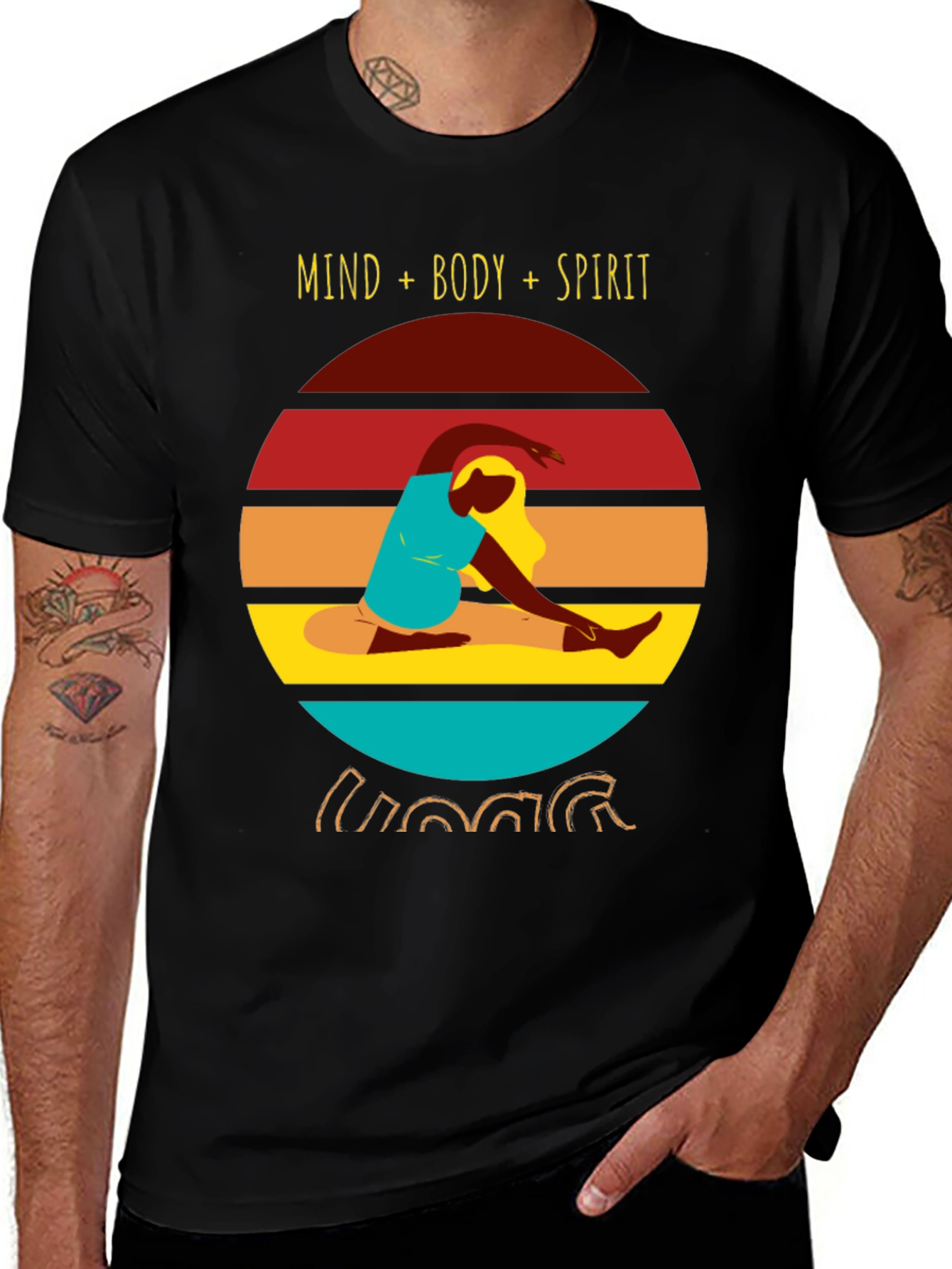 Mind Body Spirit Yoga T-Shirt