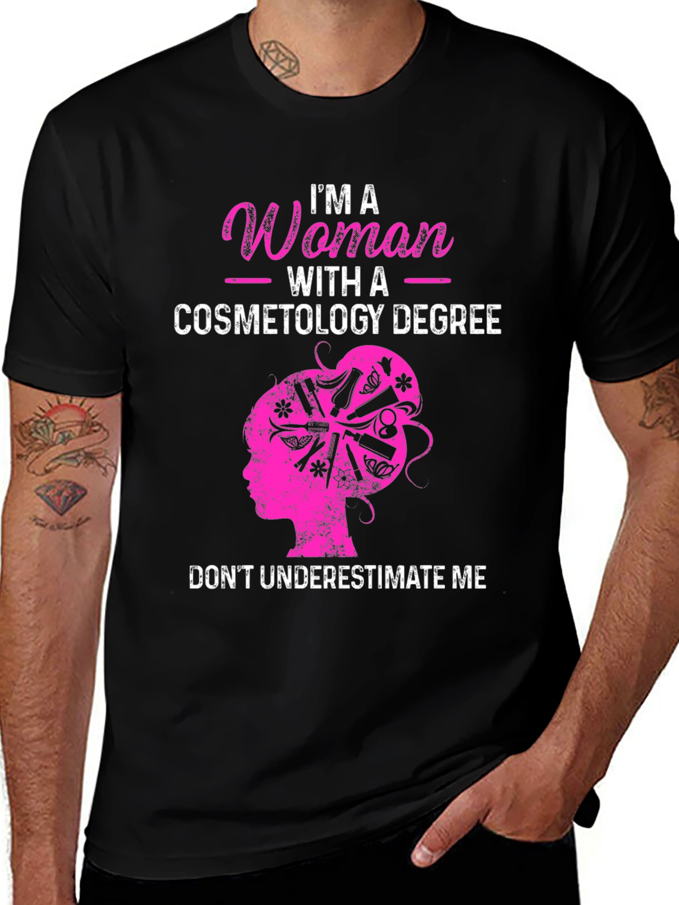Variant 11 of Cosmetology Degree Woman's Graphic Tee
