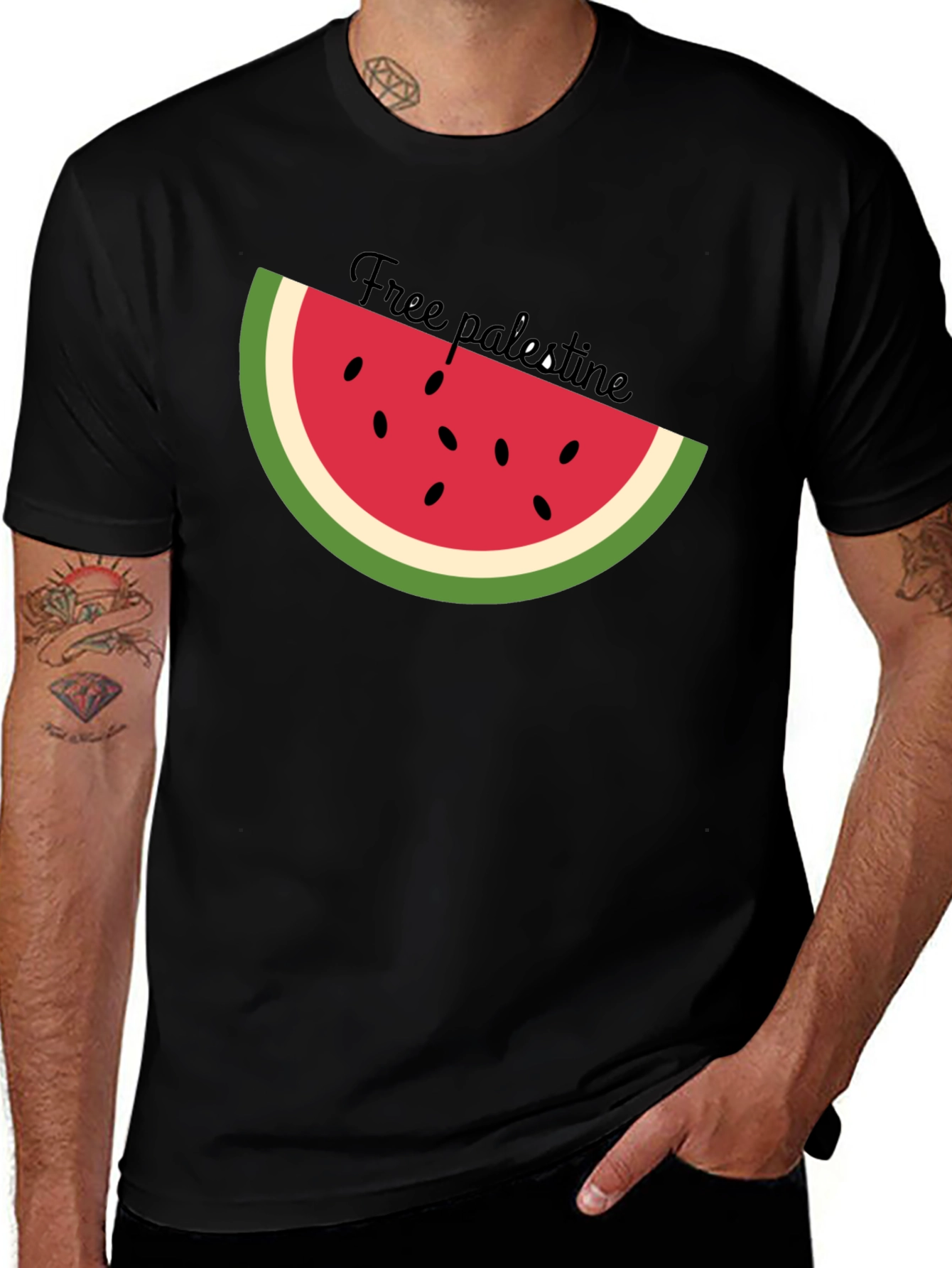 Free Palestine Watermelon T-Shirt