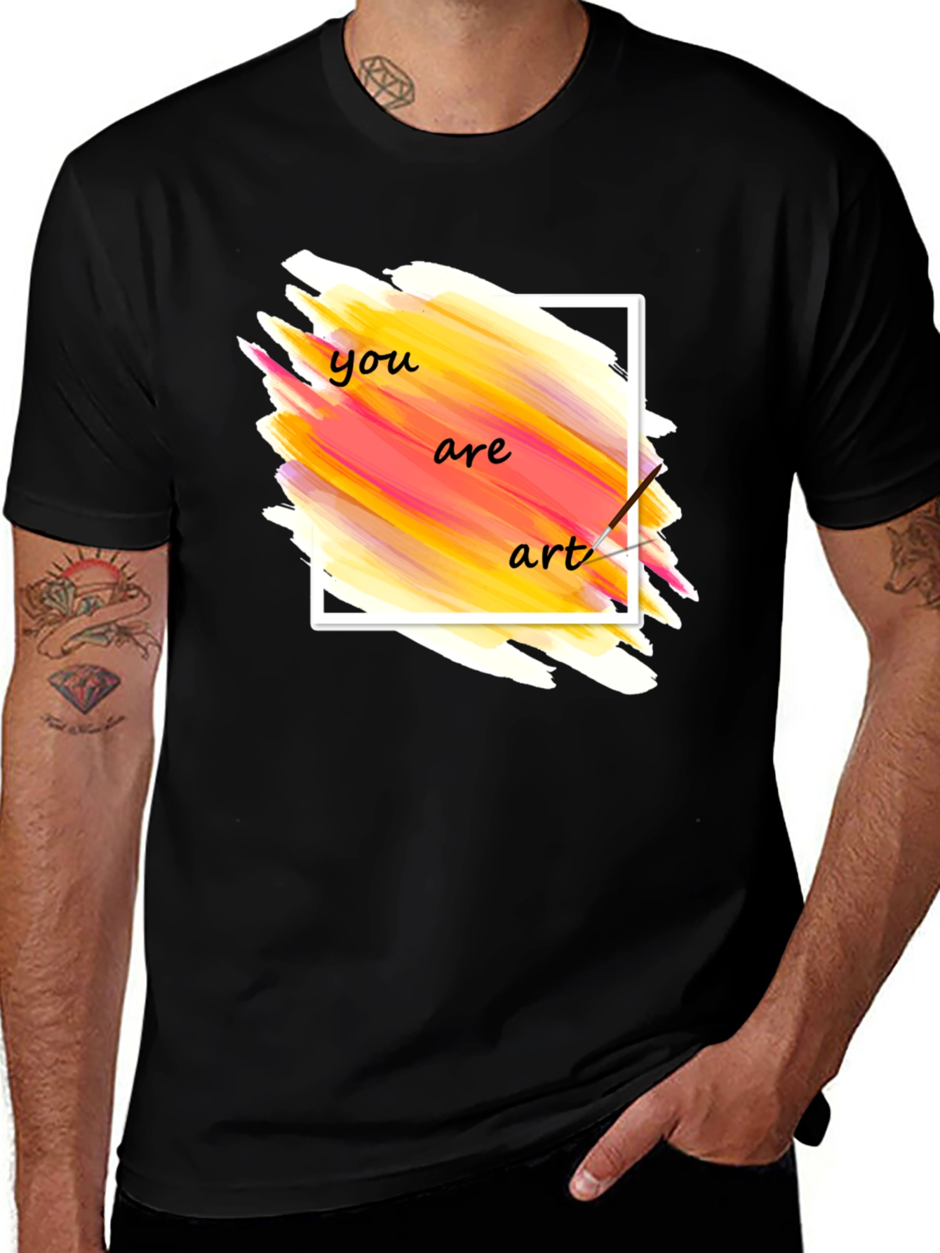 Variant 21 of You are Art Graphic T-Shirt - Unique Design