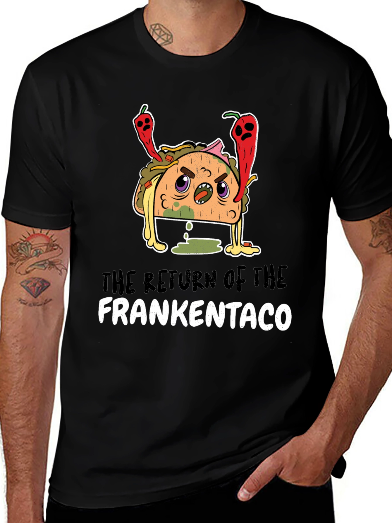 Variant 9 of Frankentaco Graphic T-Shirt