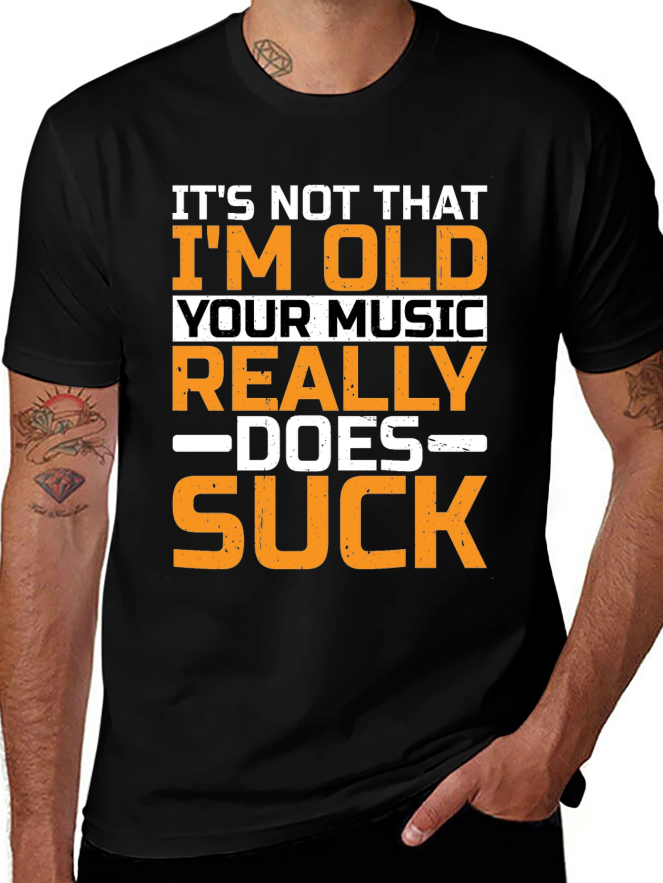 Variant 22 of Funny Old Music T-Shirt
