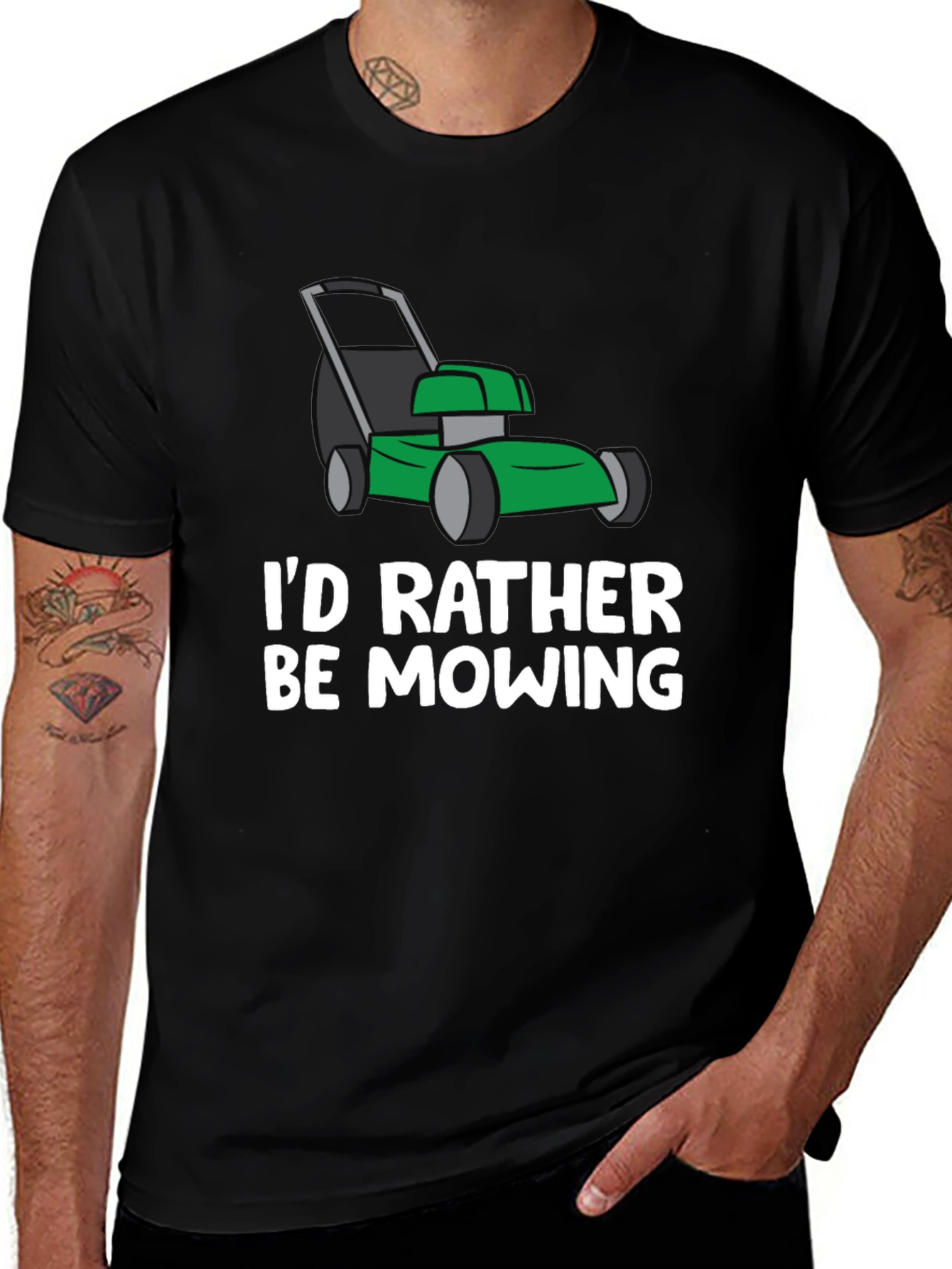 Variant 13 of Funny Mowing T-Shirt - Lawn Care Humor