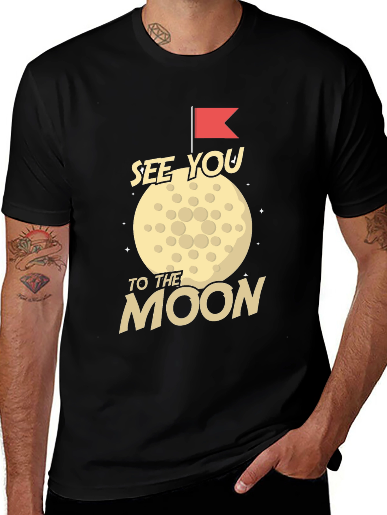 Variant 5 of See You to the Moon Graphic T-Shirt