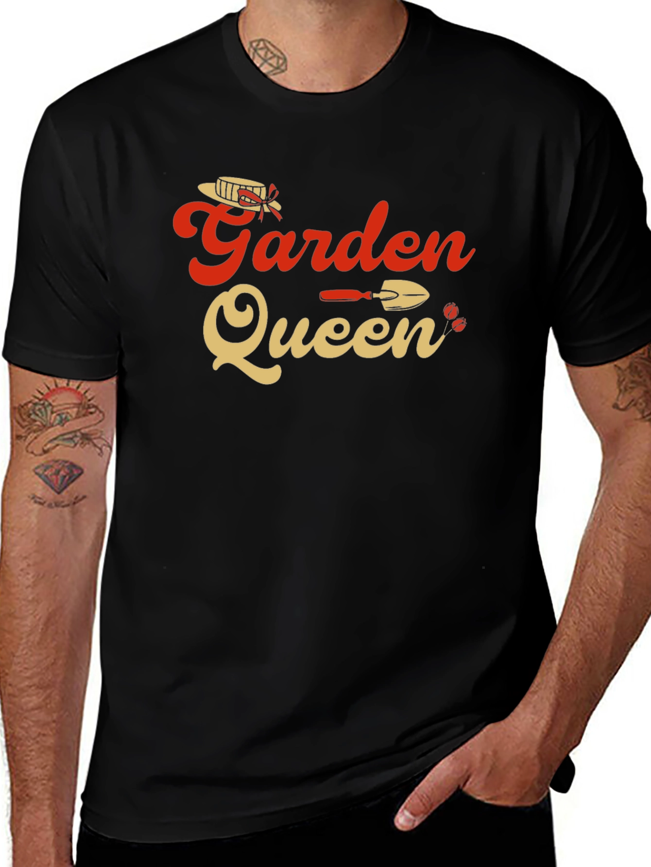 Garden Queen Black T-Shirt