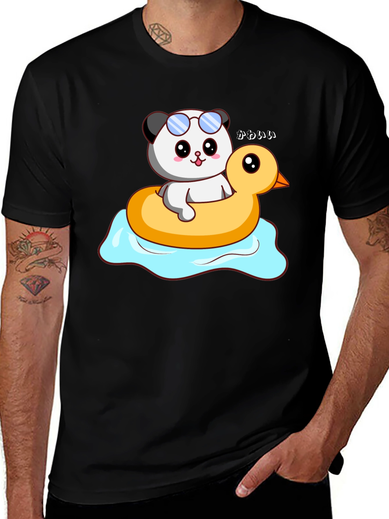 Variant 16 of Cute Panda Duck Inflatable T-Shirt