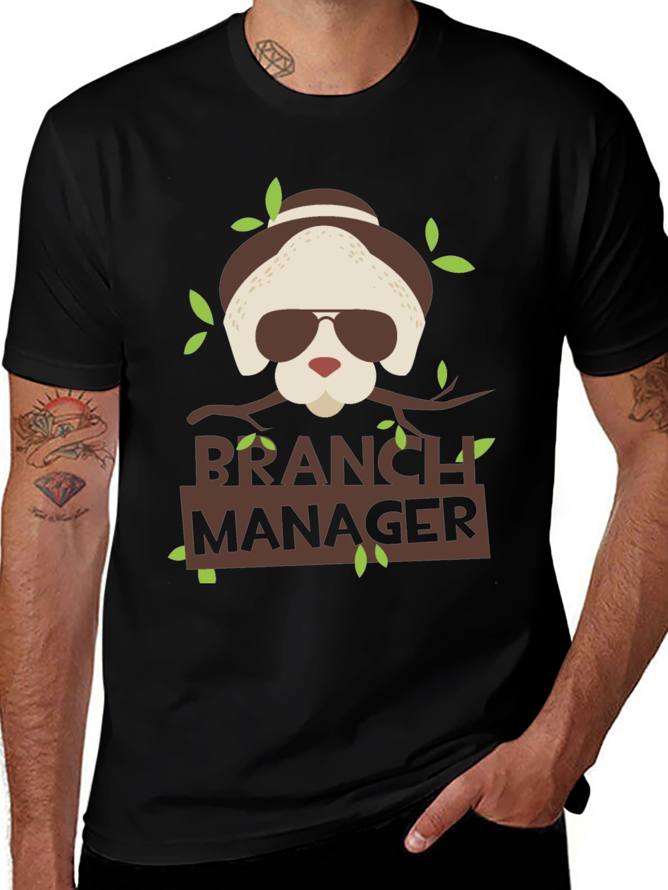 Variant 15 of Branch Manager Funny Graphic T-Shirt