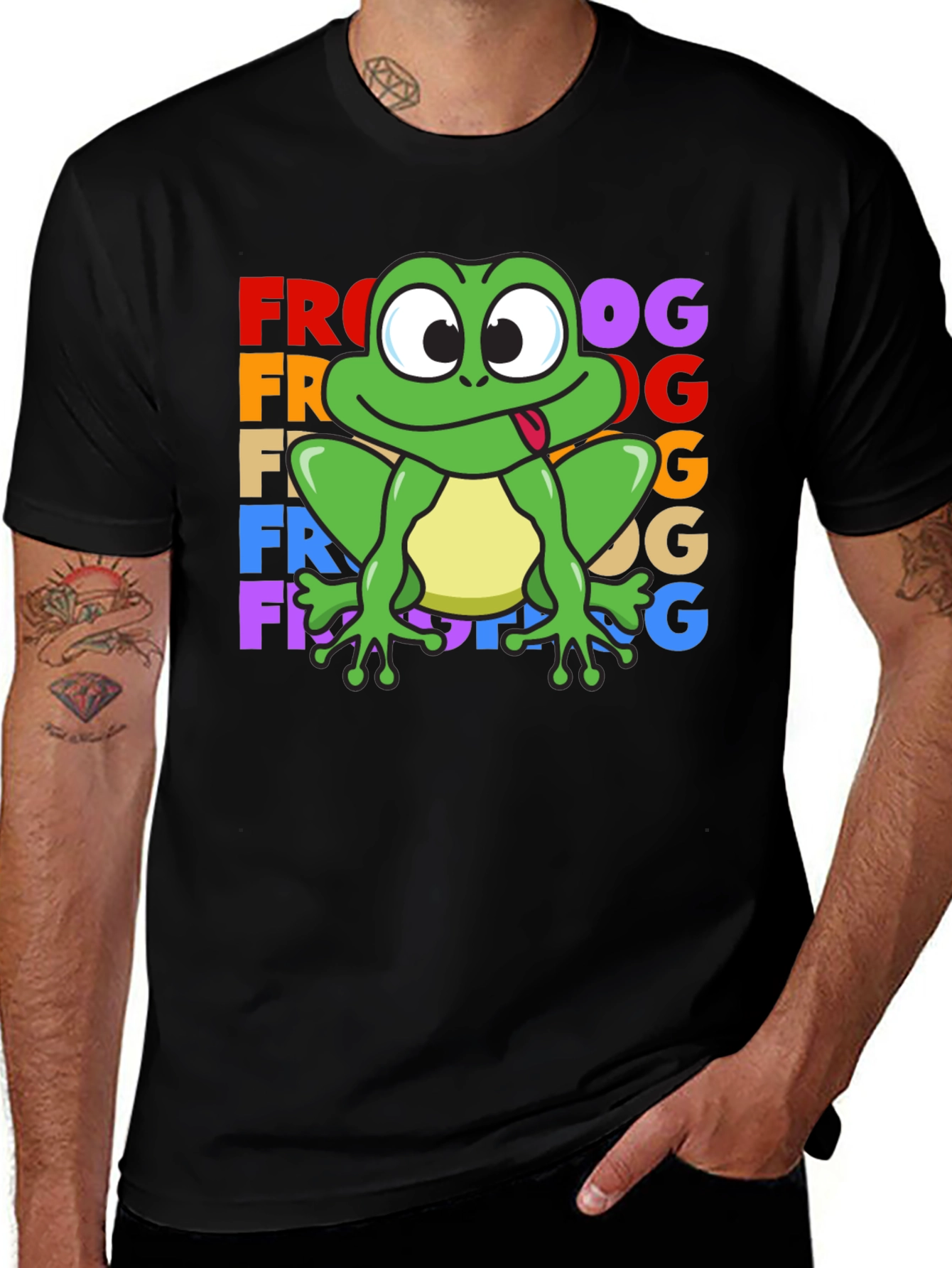 Variant 25 of Funny Frog T-Shirt - Retro Style
