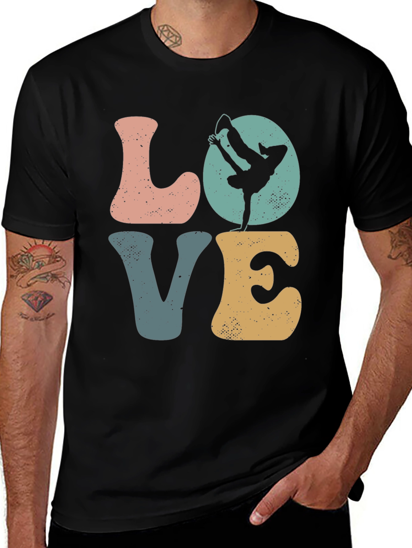 Variant 4 of LOVE Breakdance Retro T-Shirt