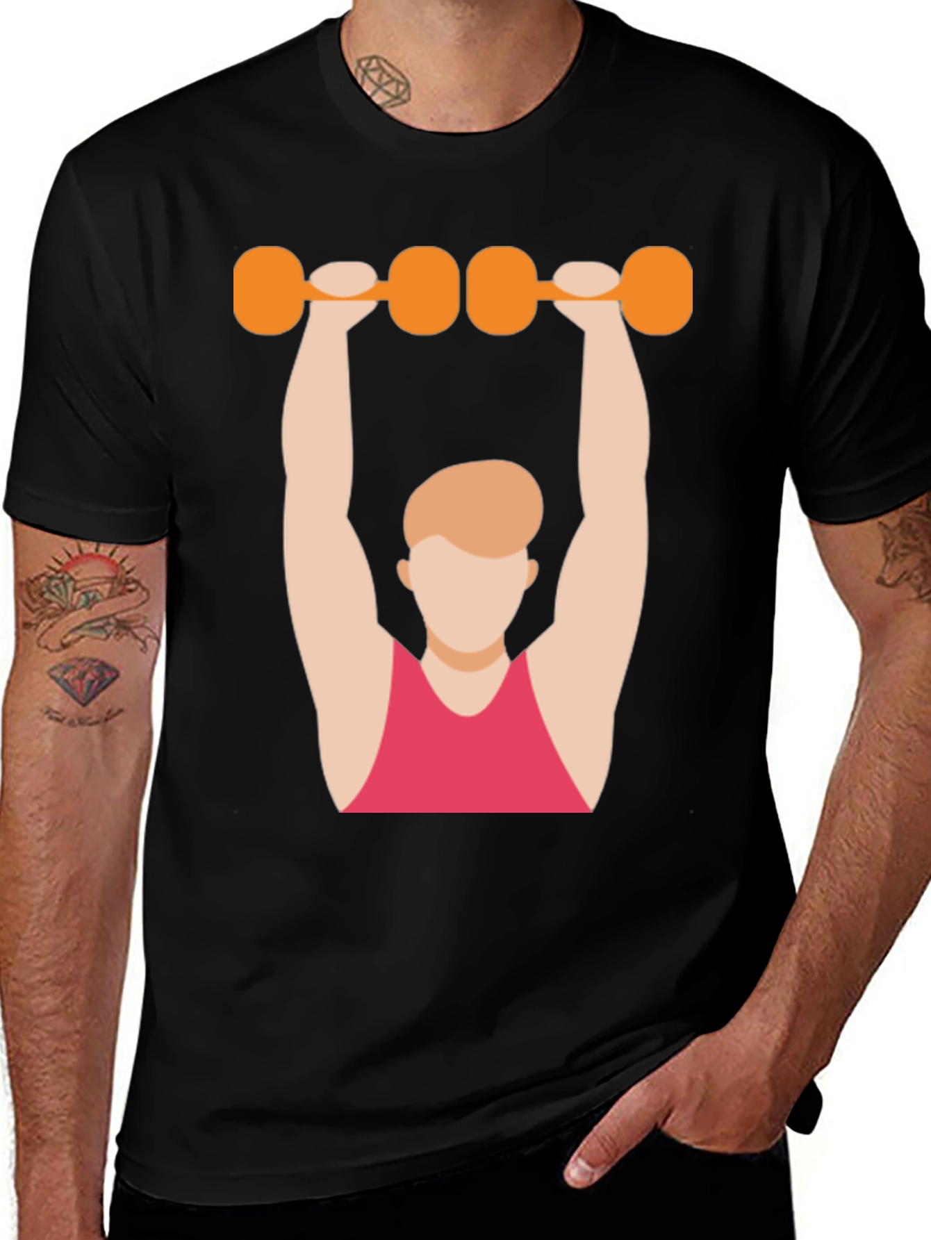 Variant 3 of Workout Graphic T-Shirt: Lift in Style!