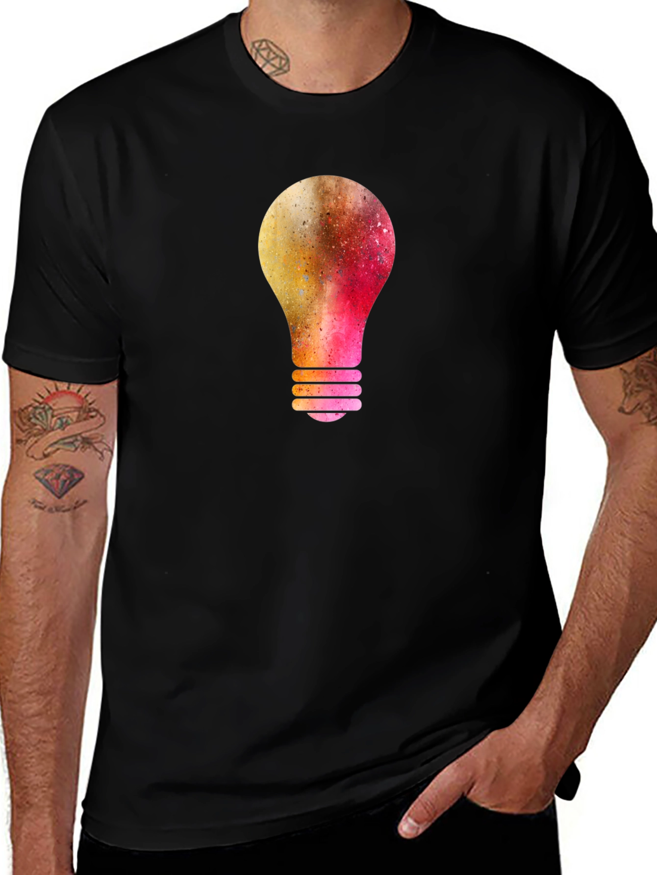 Variant 21 of Creative Lightbulb Graphic Tee