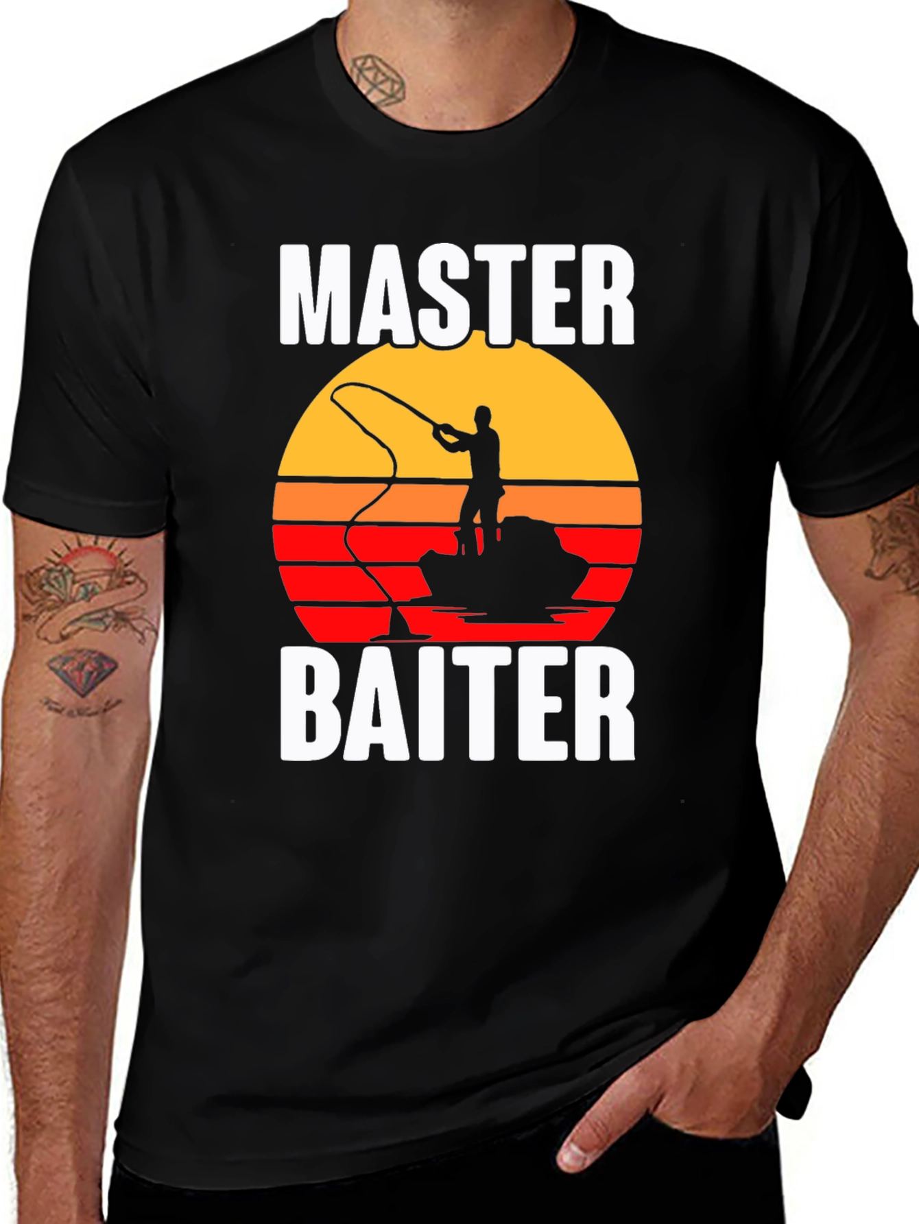 Variant 27 of Master Baiter Fishing T-Shirt - Fisherman Gift