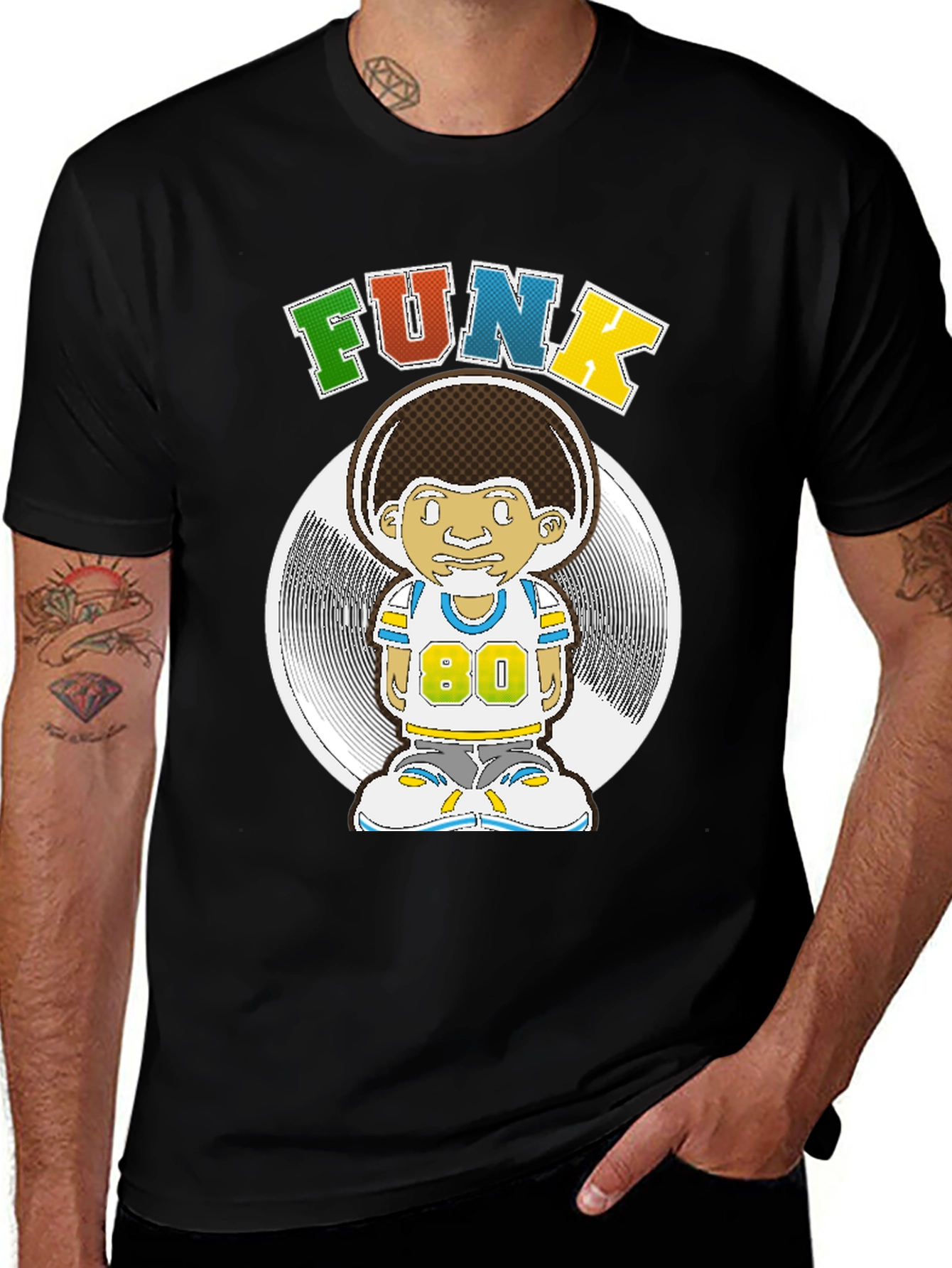 Variant 28 of Funky 80s Graphic Tee