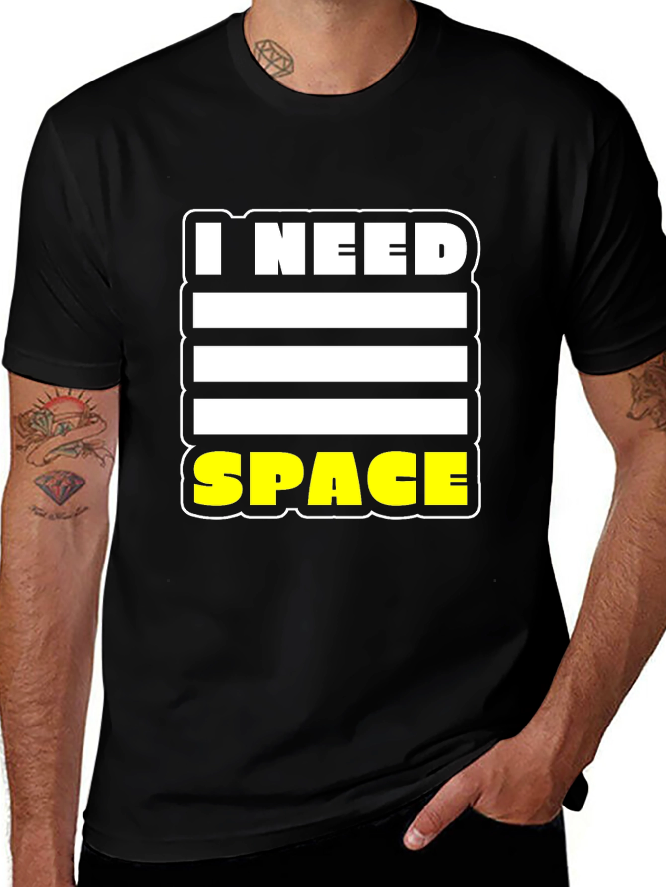 Variant 21 of I Need Space T-Shirt - Bold Graphic Tee