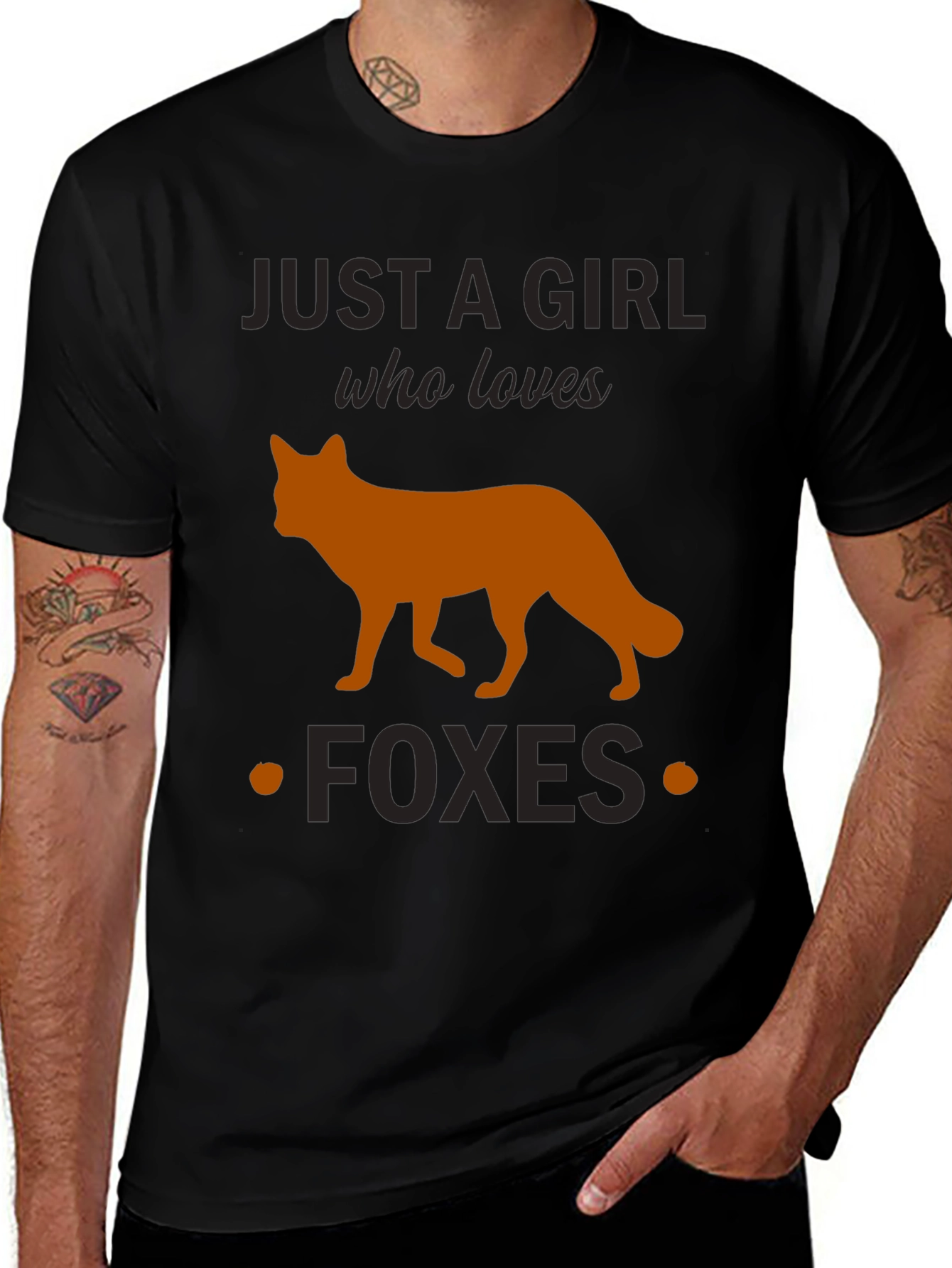Variant 13 of Just A Girl Who Loves Foxes T-Shirt