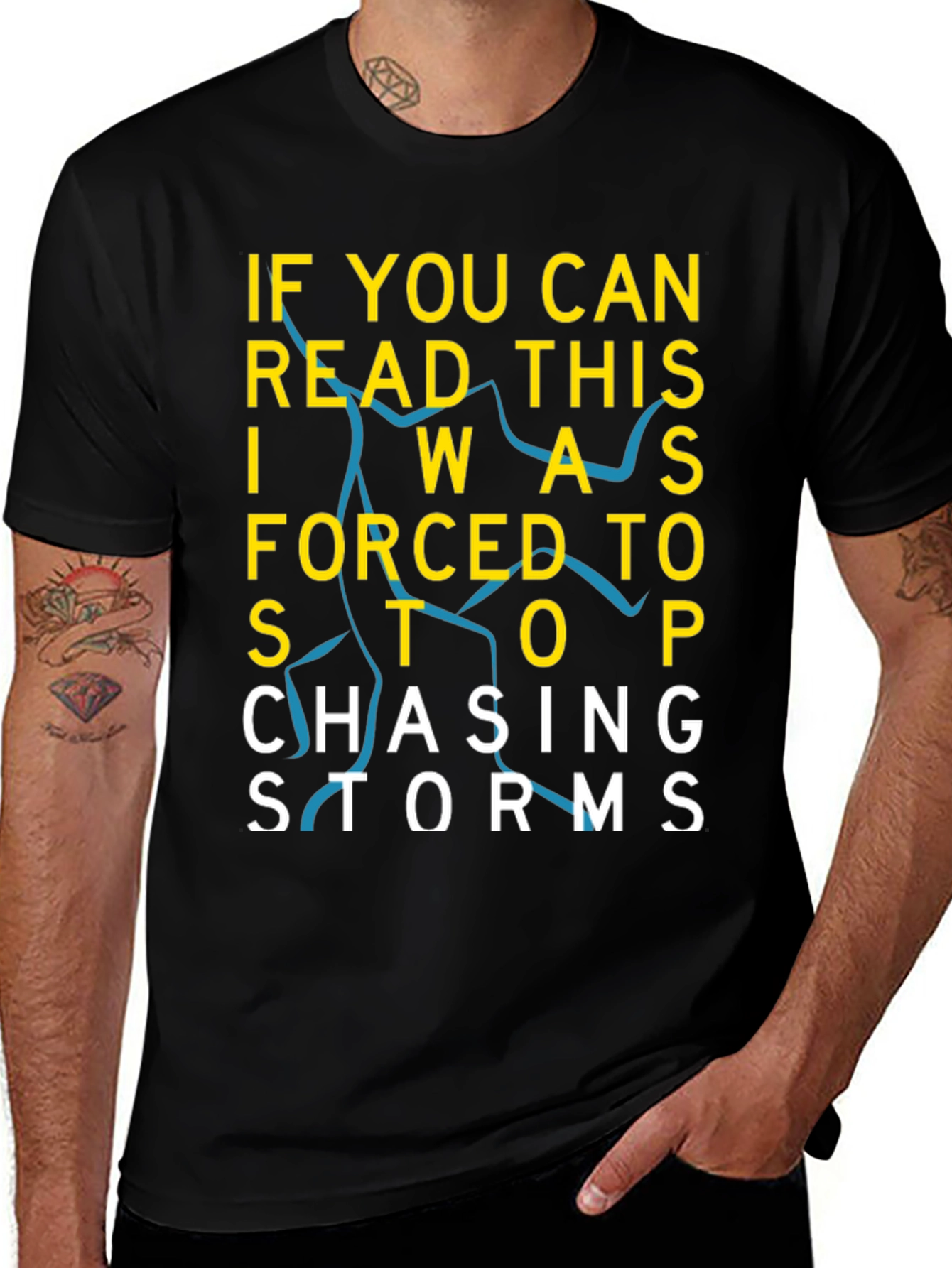 Variant 16 of Storm Chaser Graphic Tee - Forced to Stop