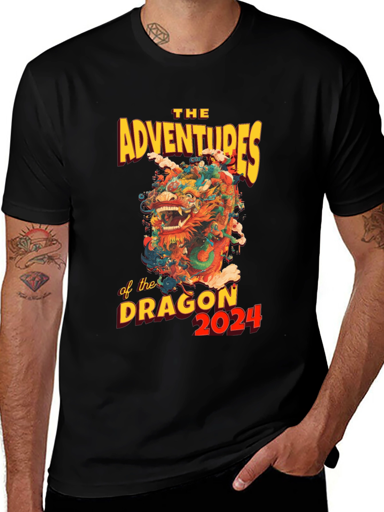 Variant 30 of Year of the Dragon 2024 Graphic Tee